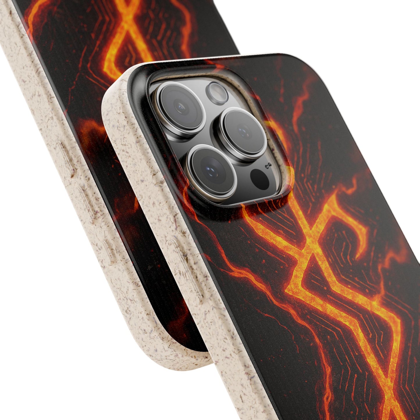 Molten Glyph • Apple iPhone 16 Eco-Friendly Phone Case