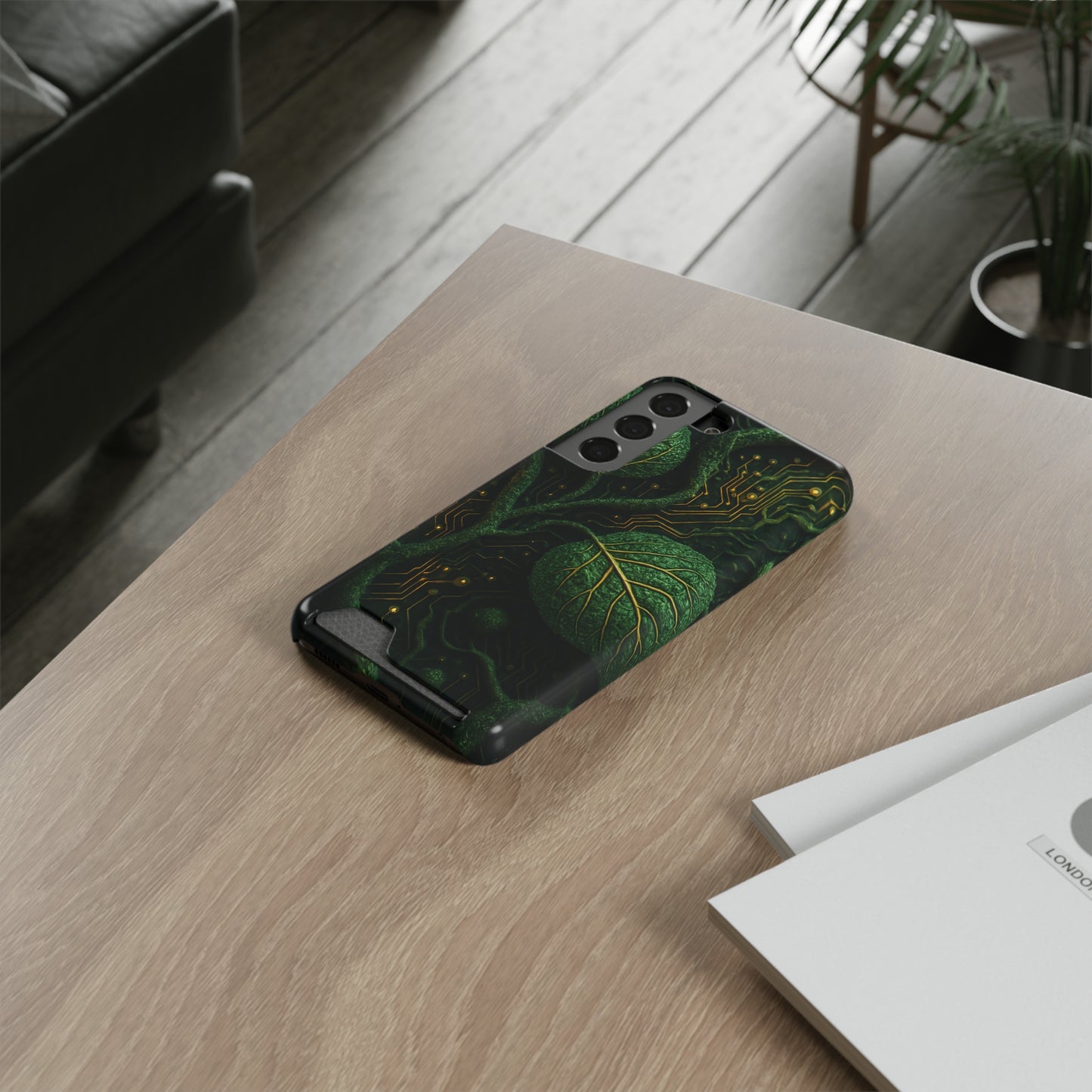 Tech Flora • Samsung Galaxy S22 • MagSafe® Tough Case with Card Holder