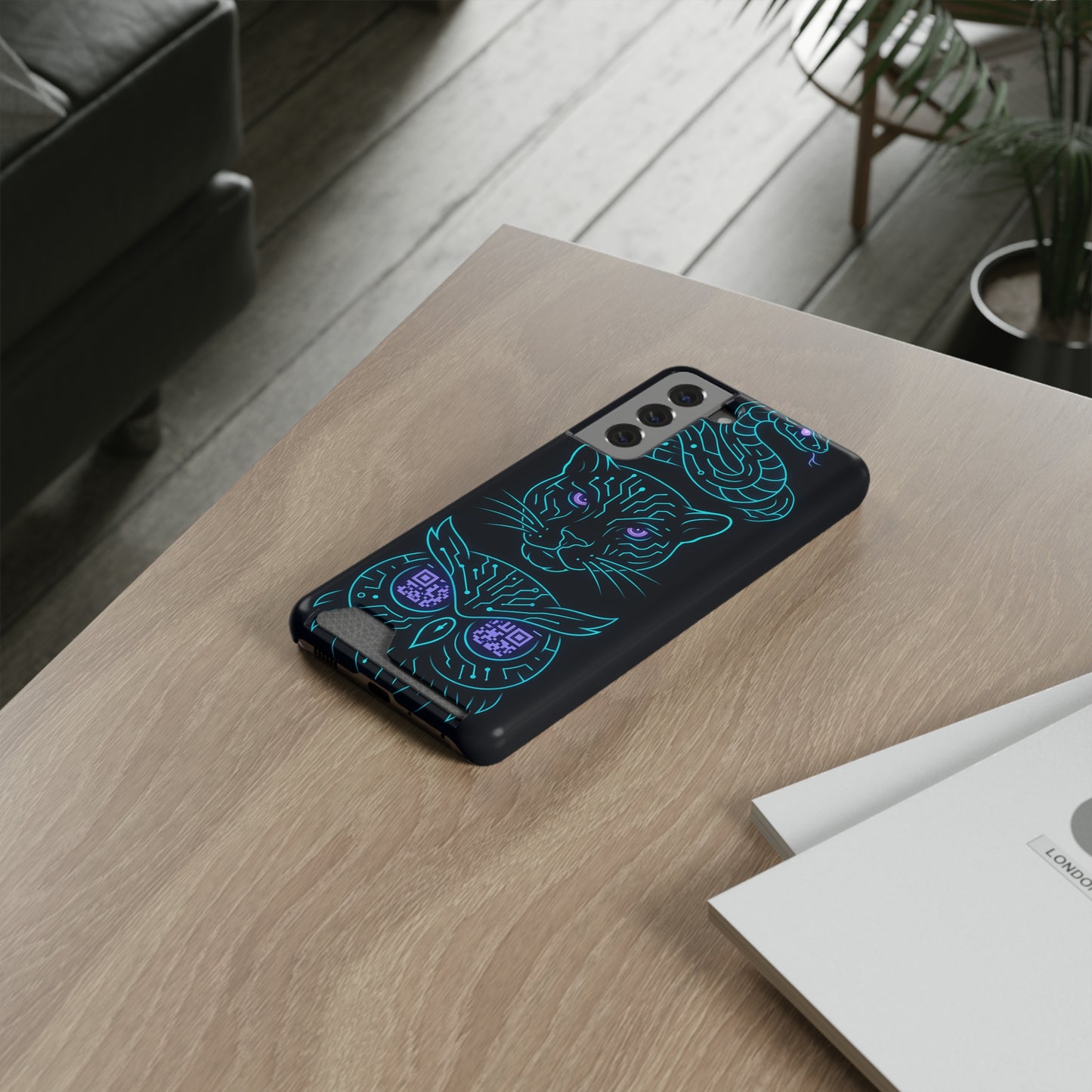 Mystic Midnight • Samsung Galaxy S21 • MagSafe® Tough Case with Card Holder