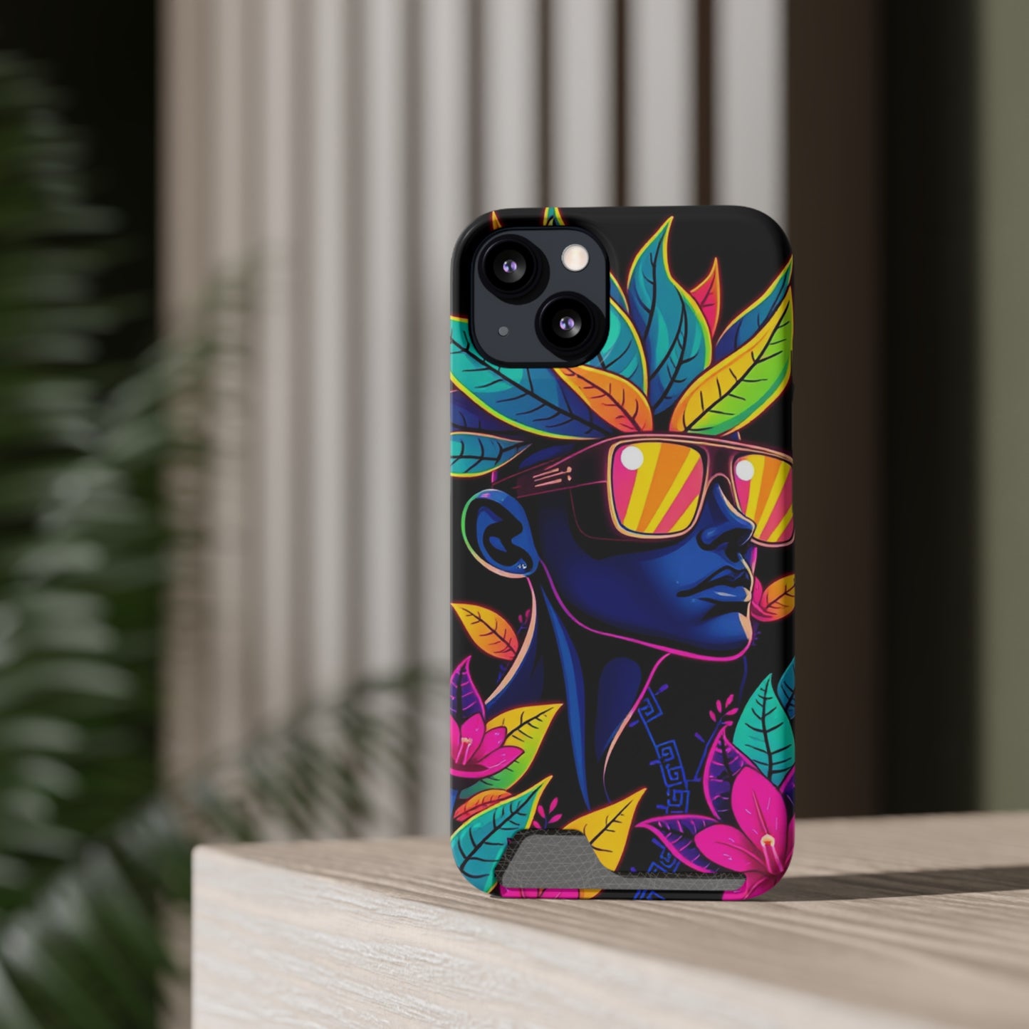 Neon Punk • Apple iPhone 13 • MagSafe® Tough Case with Card Holder
