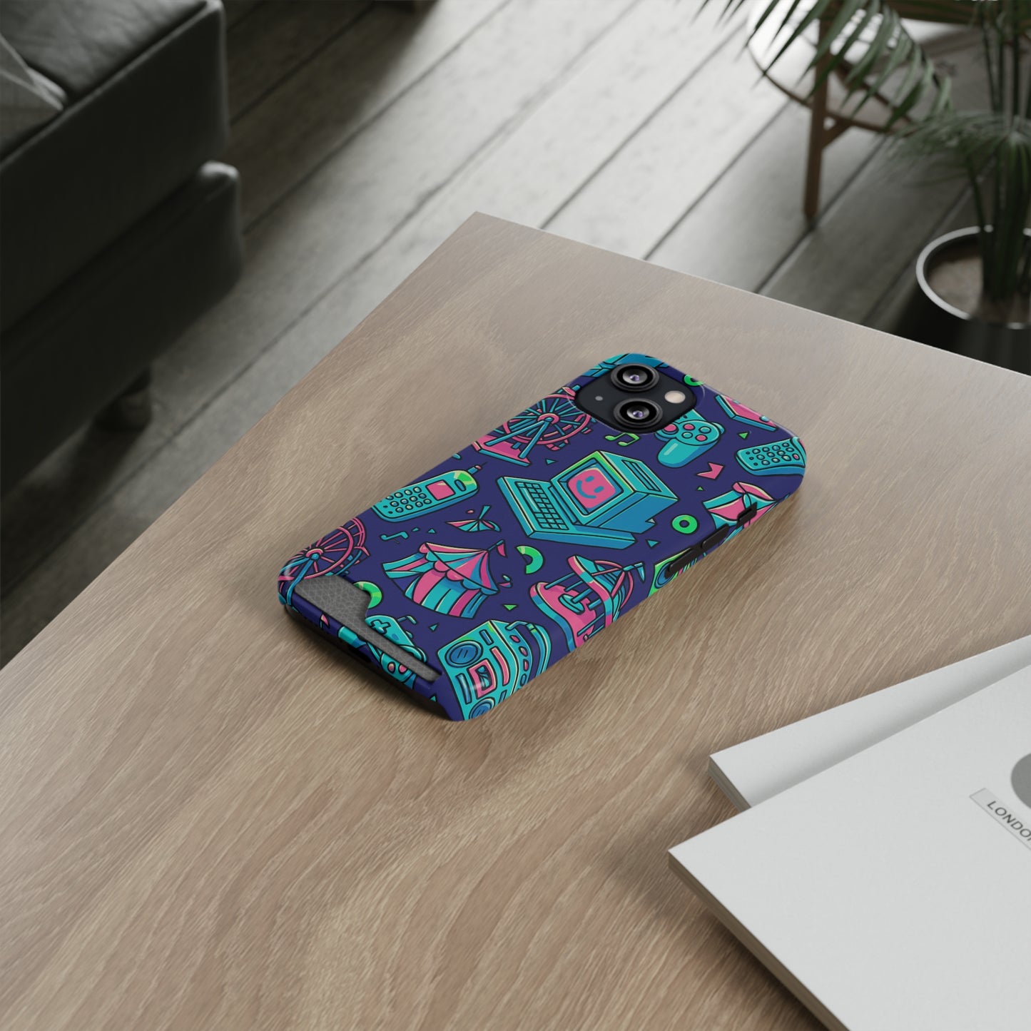 Arcade Carousal • Apple iPhone 13 • MagSafe® Tough Case with Card Holder