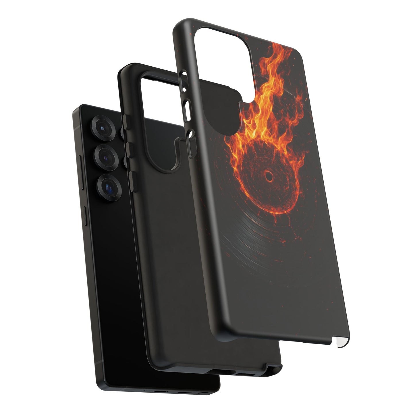 Vinyl Inferno • Samsung Galaxy S25 • MagSafe® Magnetic Tough Case
