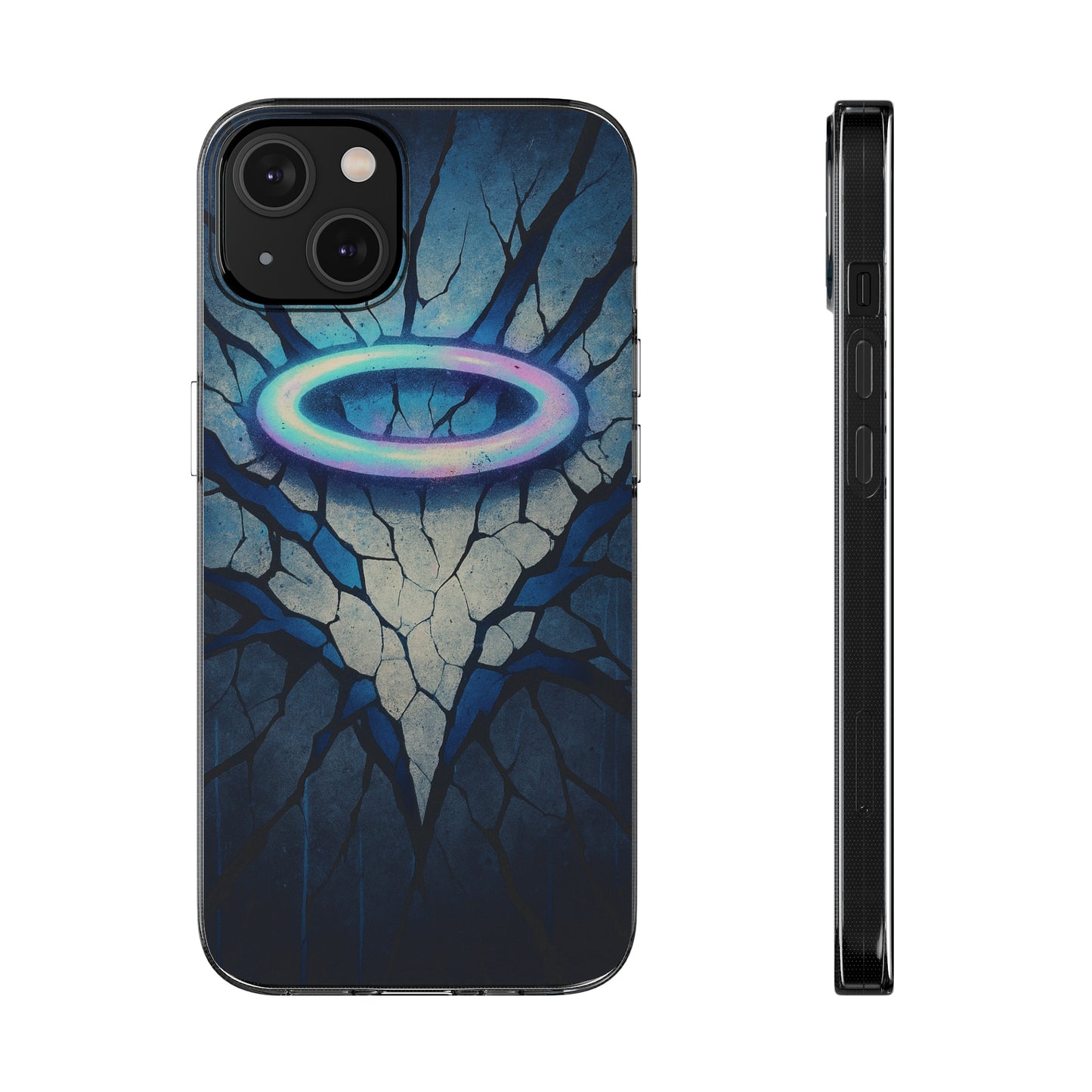 Fractured Halo • Apple iPhone 14 • Flexi Clear Case