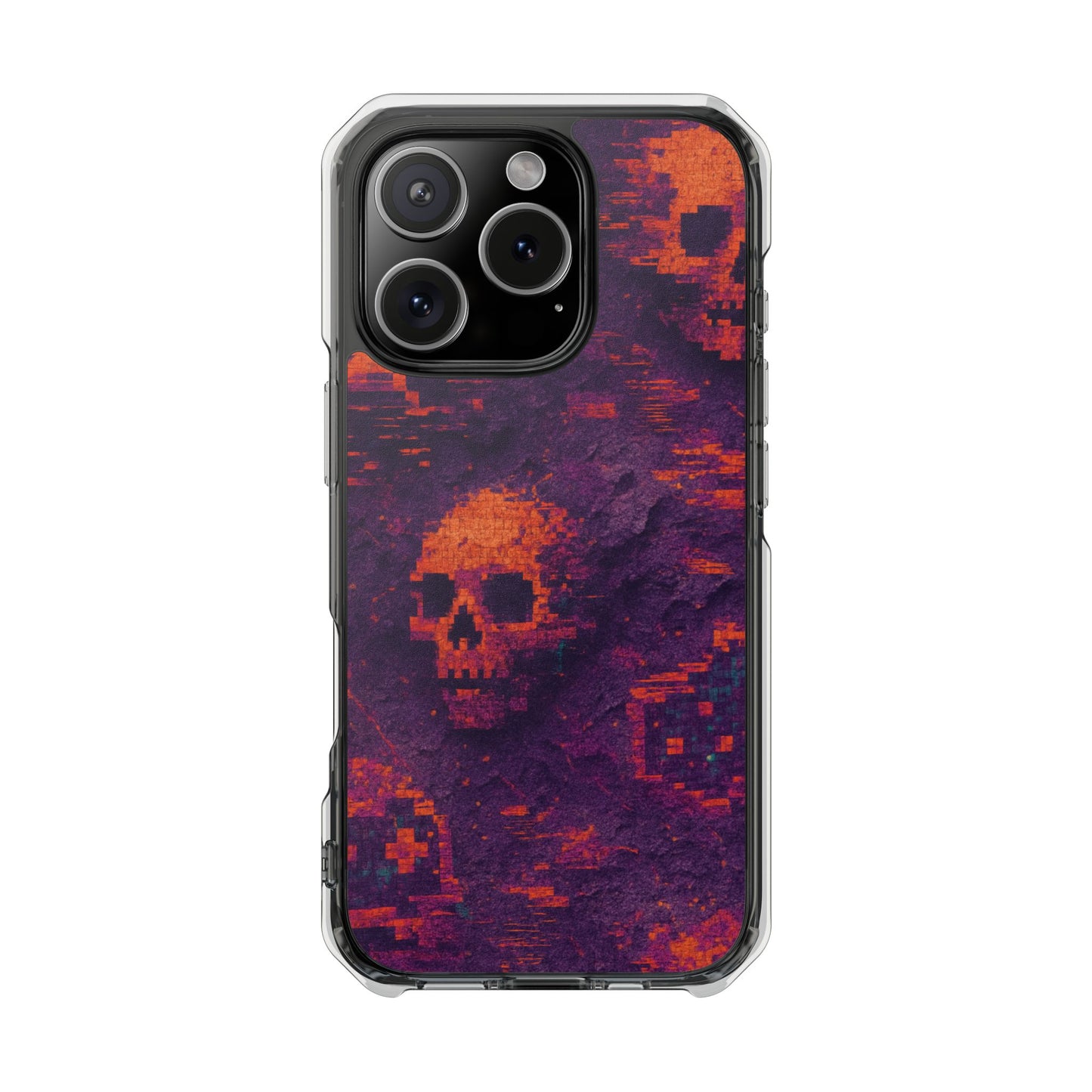 Death Glitch • Apple iPhone 16 • MagSafe® Clear Case