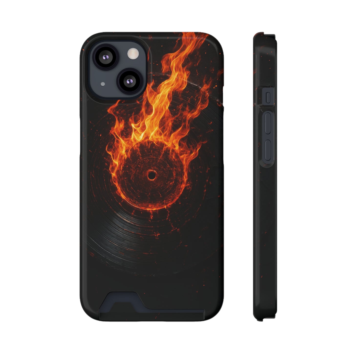 Vinyl Inferno • Apple iPhone 13 • MagSafe® Tough Case with Card Holder