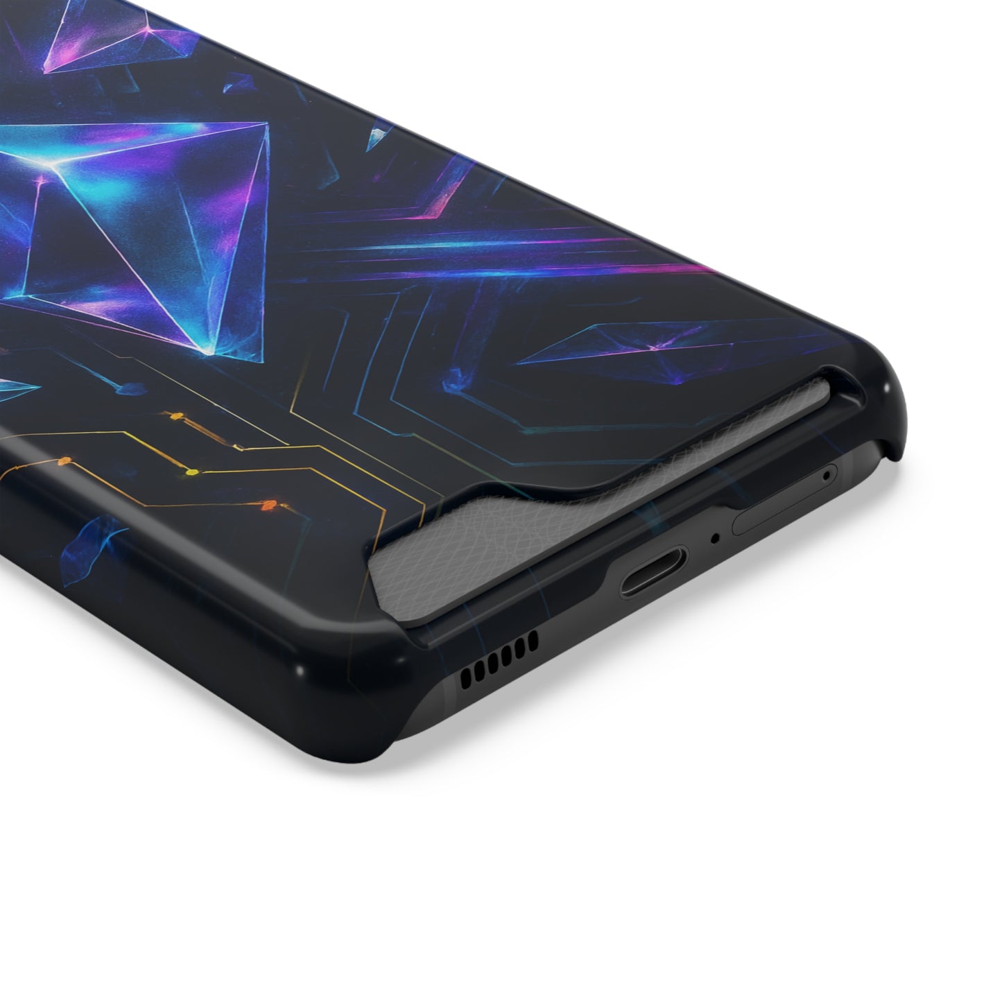 Circuit Shard • Samsung Galaxy S22 • MagSafe® Tough Case with Card Holder