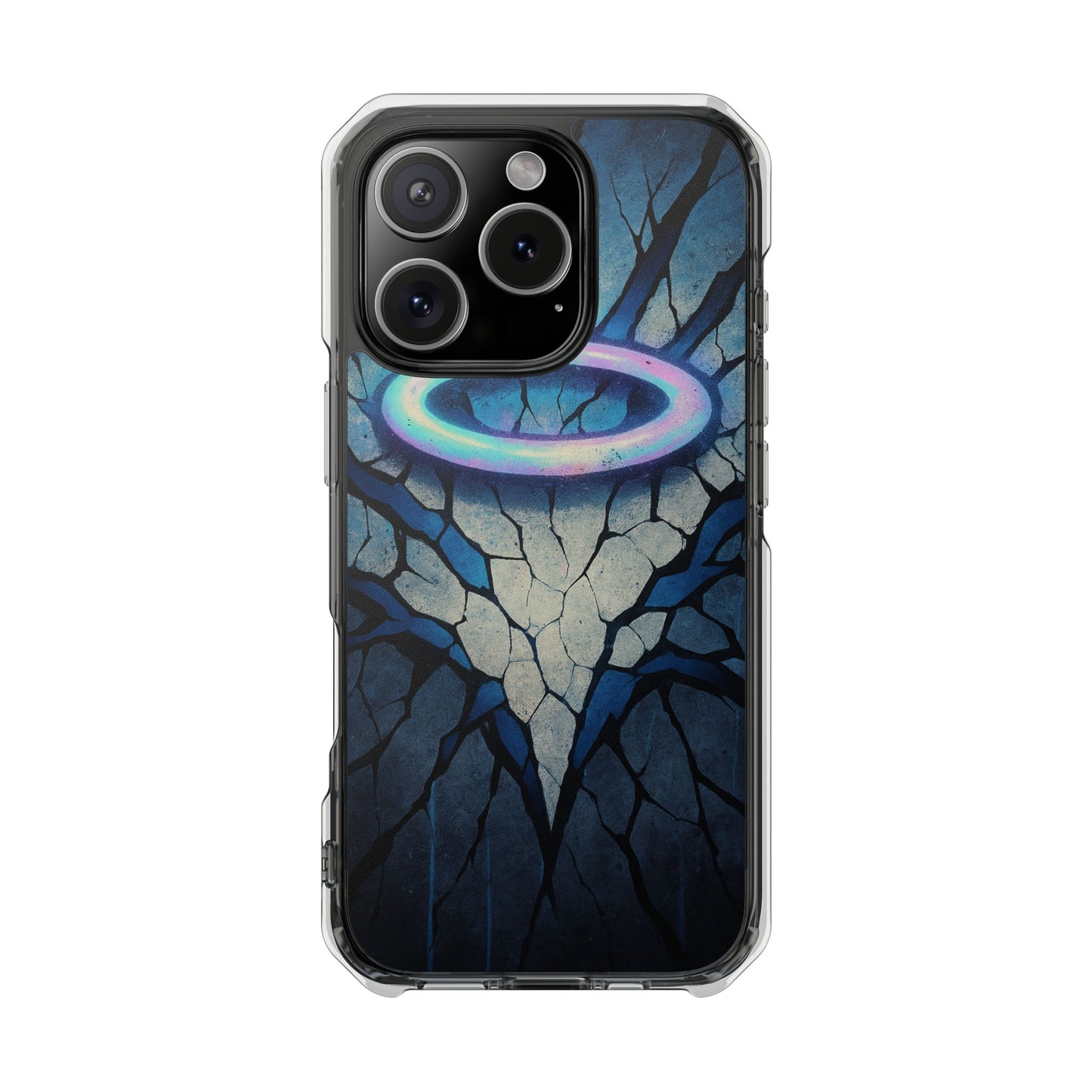 Fractured Halo • Apple iPhone 16 • MagSafe® Clear Case