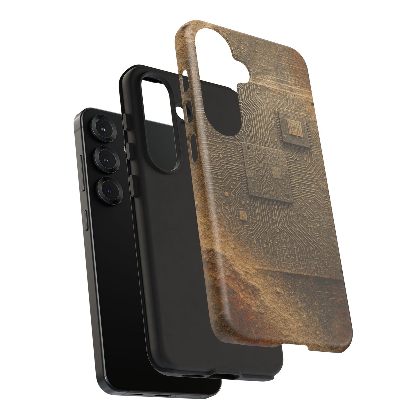Sand Circuit • Samsung Galaxy S25 • MagSafe® Magnetic Tough Case