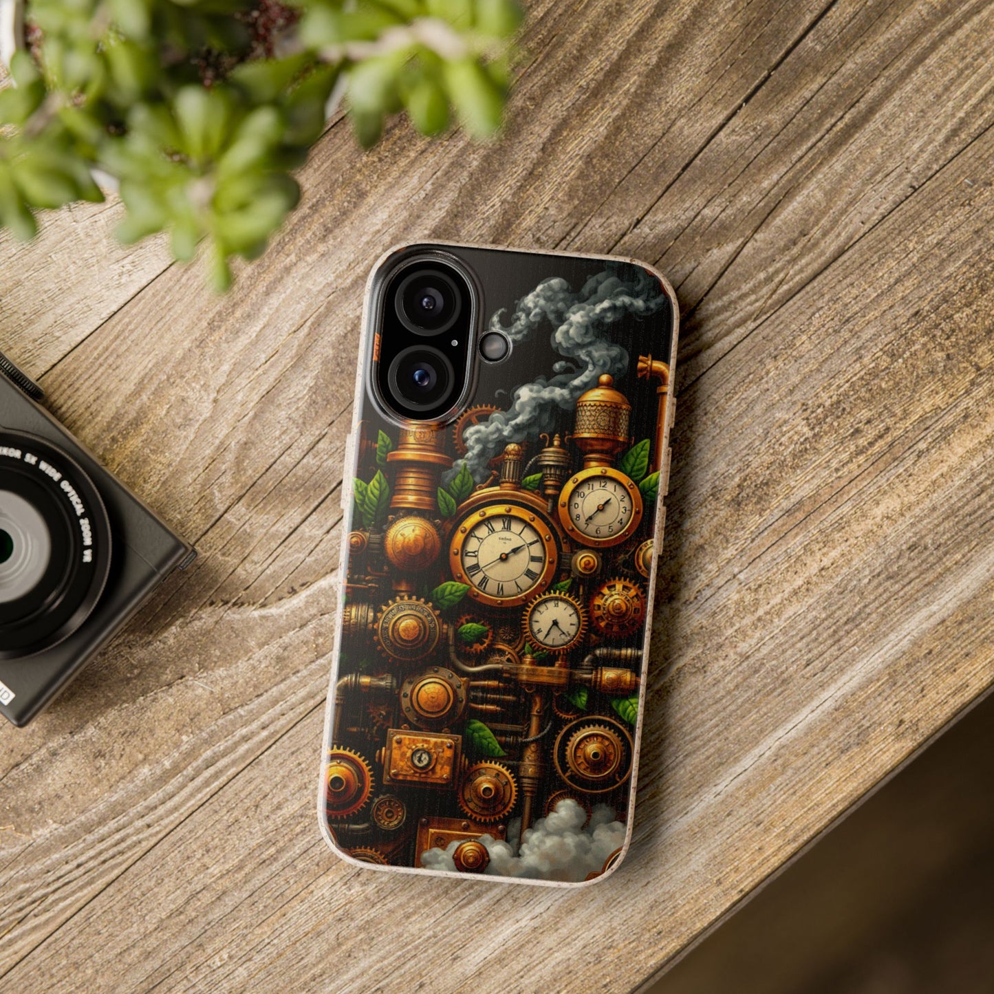 Steampunk Signal • Apple iPhone 16 Eco-Friendly Phone Case