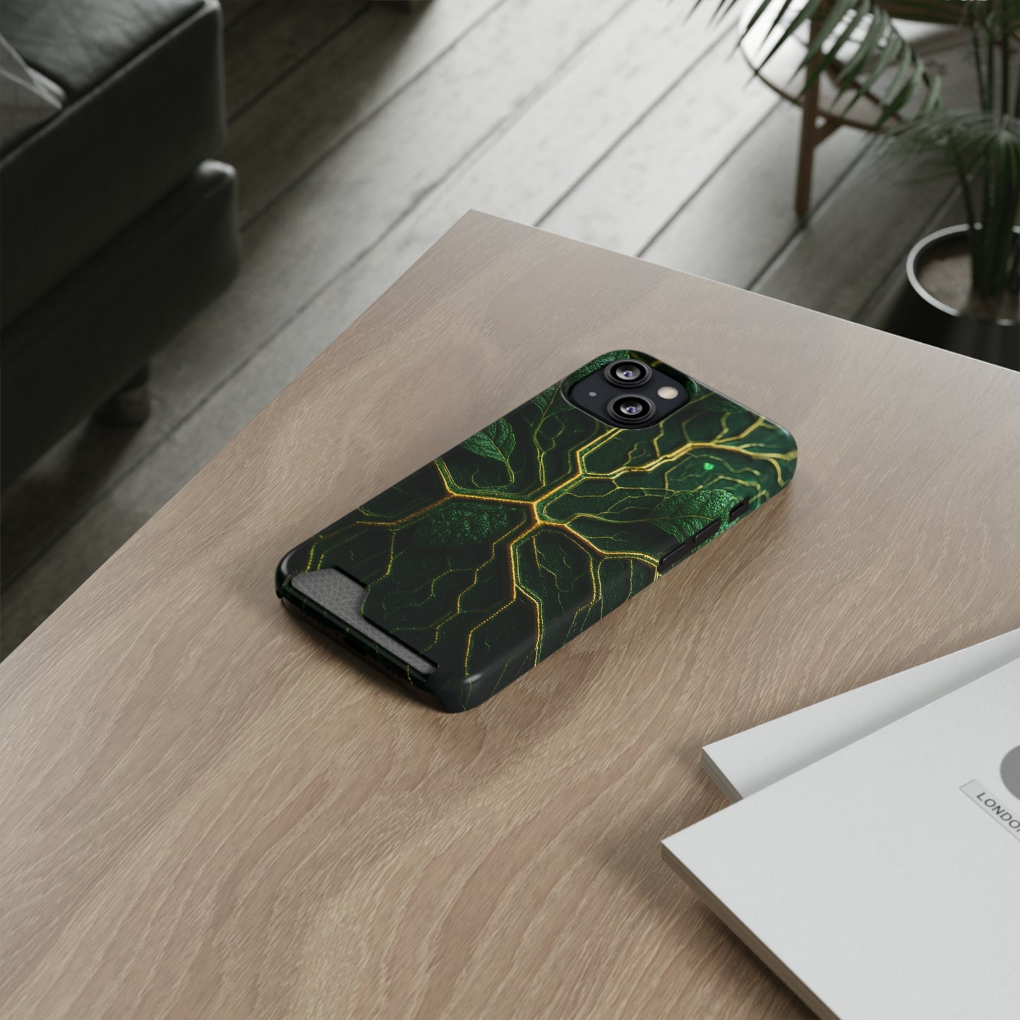 Macro Flora • Apple iPhone 13 • MagSafe® Tough Case with Card Holder