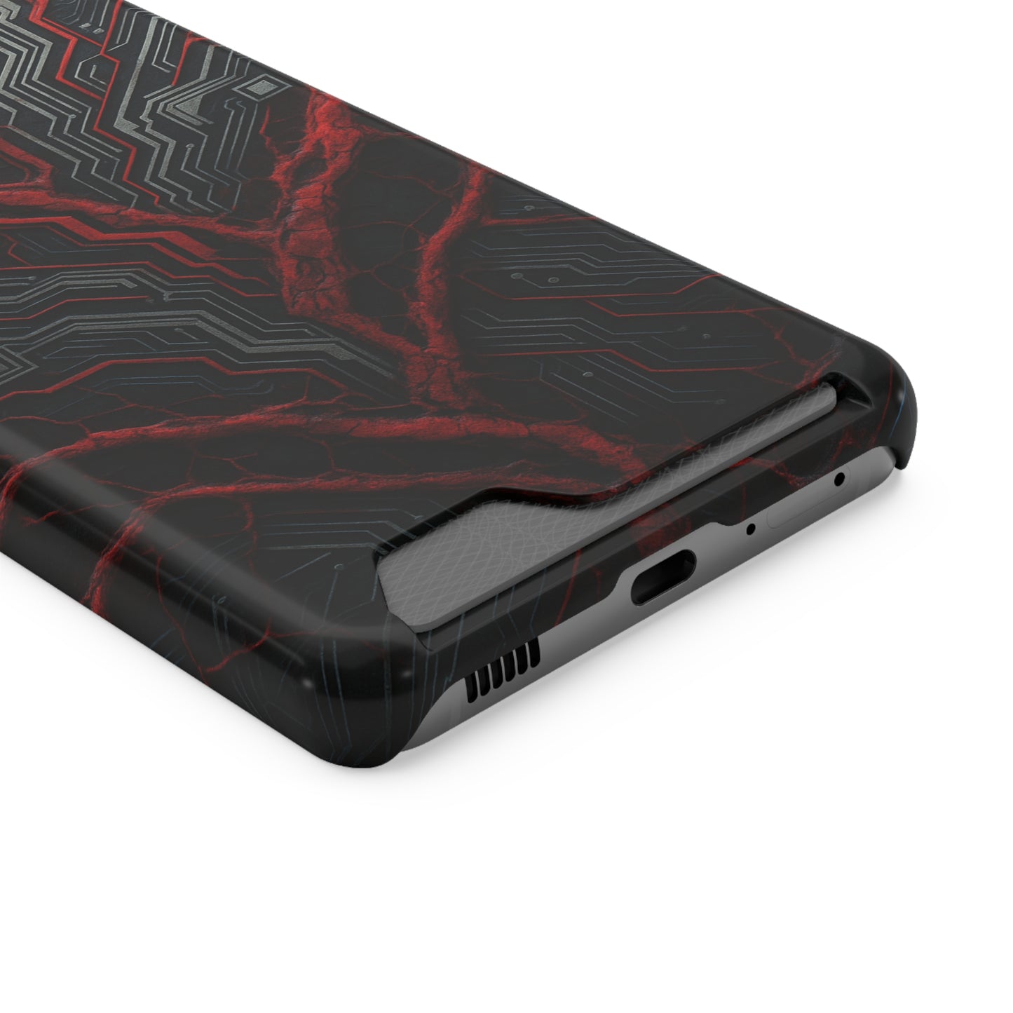 Binary Vein • Samsung Galaxy S21 • MagSafe® Tough Case with Card Holder