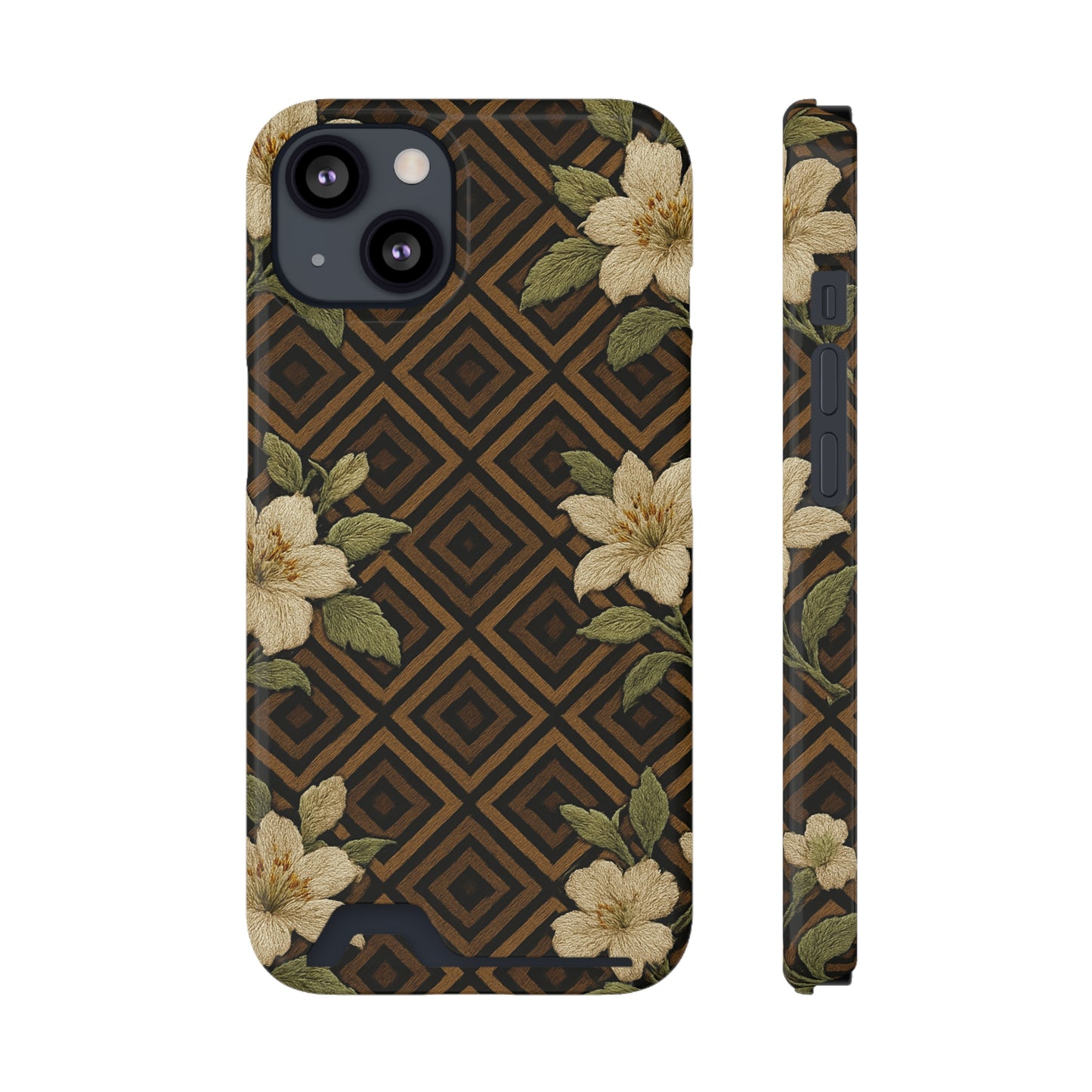 Velvet Bloom • Apple iPhone 13 • MagSafe® Tough Case with Card Holder