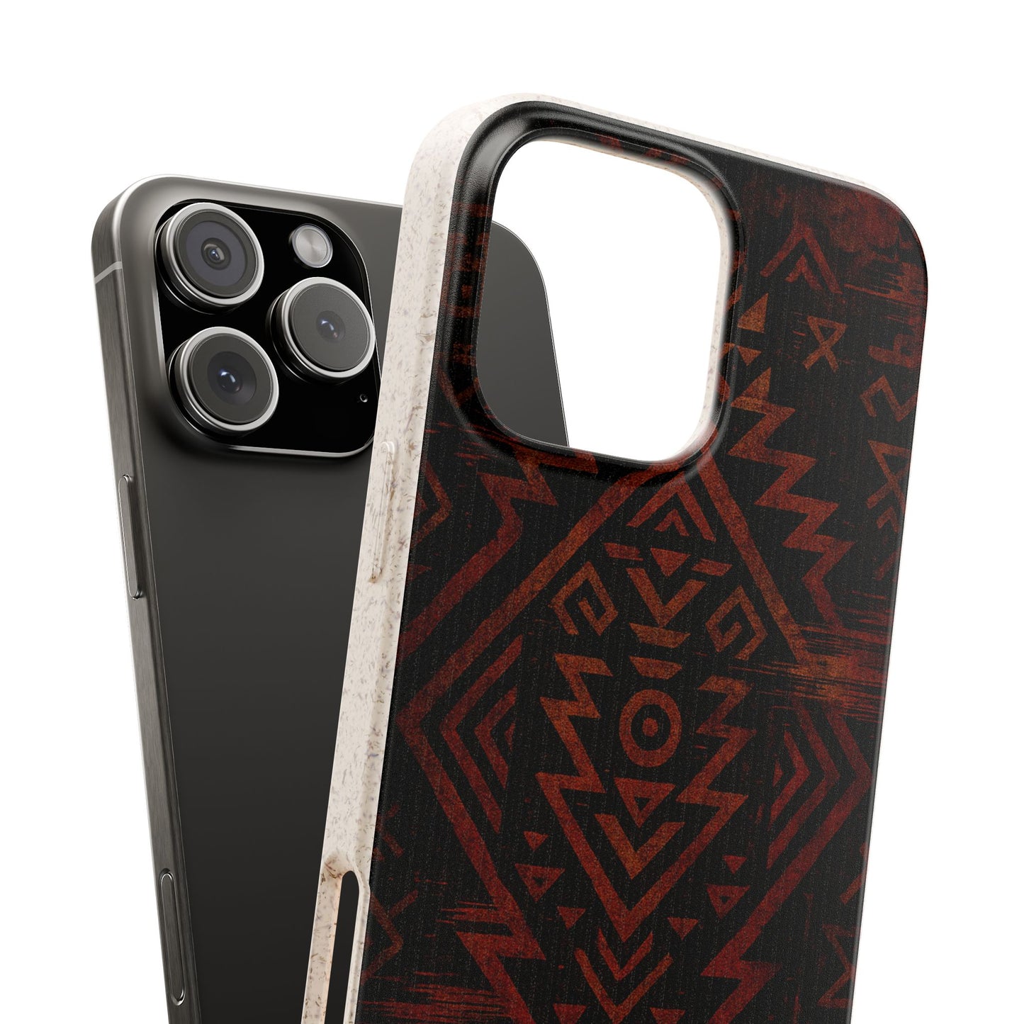 Tribal Glitch • Apple iPhone 16 Eco-Friendly Phone Case