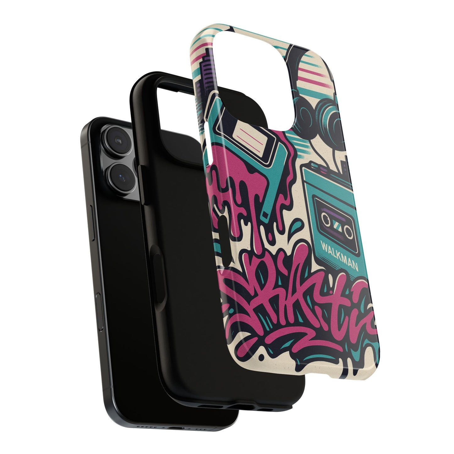 Retro Beats • Apple iPhone 16 • MagSafe® Magnetic Tough Case