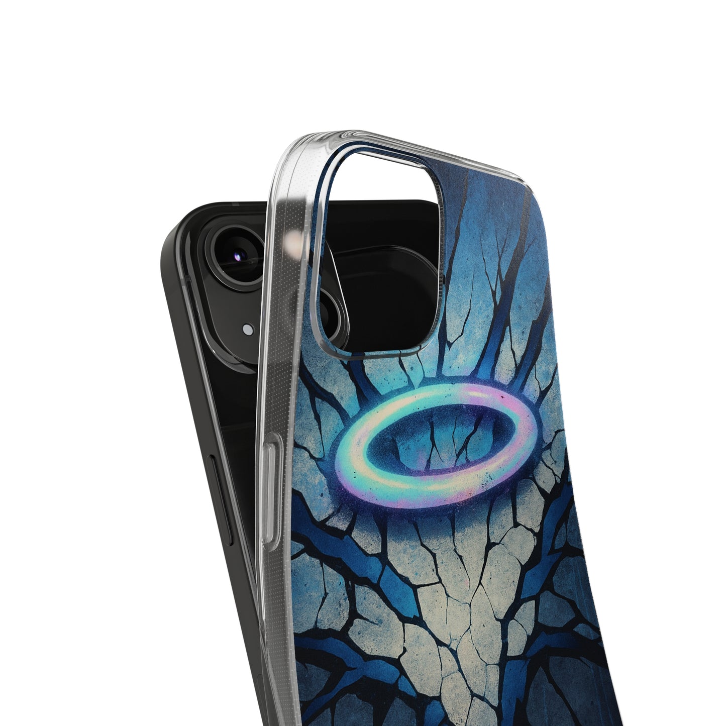 Fractured Halo • Apple iPhone 14 • Flexi Clear Case