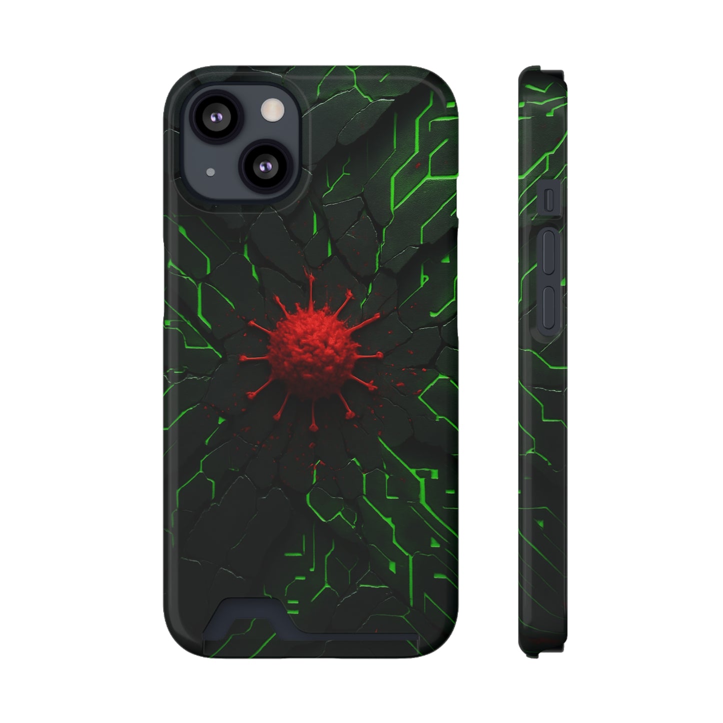 Atomic Fusion • Apple iPhone 13 • MagSafe® Tough Case with Card Holder
