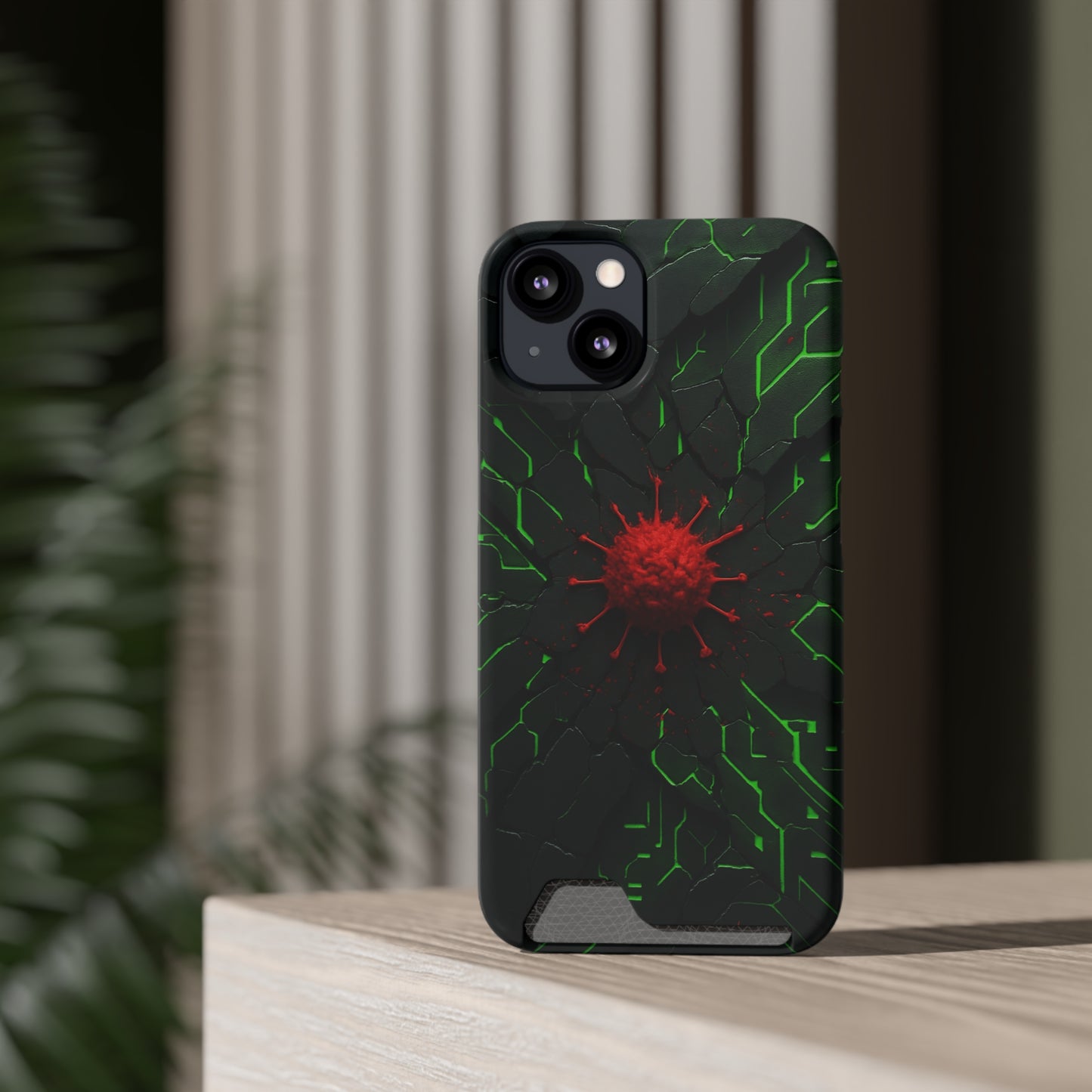 Atomic Fusion • Apple iPhone 13 • MagSafe® Tough Case with Card Holder