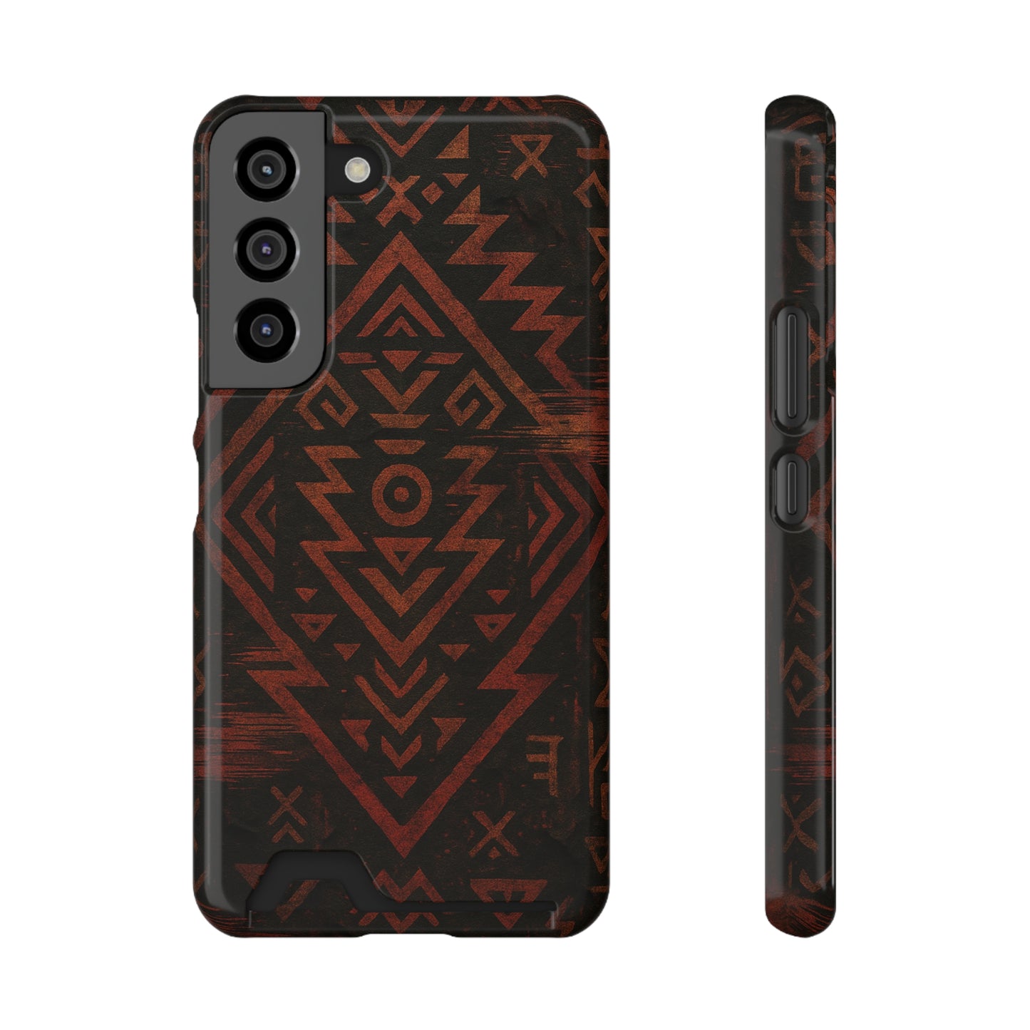 Tribal Glitch • Samsung Galaxy S22 • MagSafe® Tough Case with Card Holder