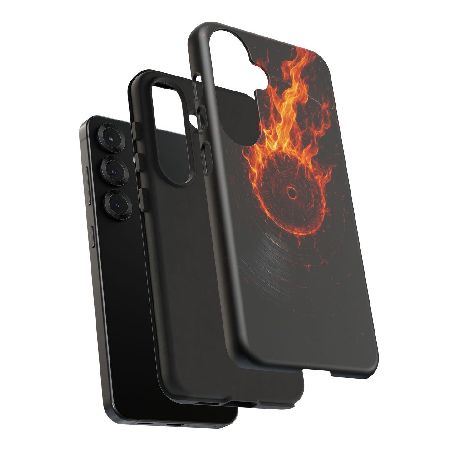 Vinyl Inferno • Samsung Galaxy S25 • MagSafe® Magnetic Tough Case