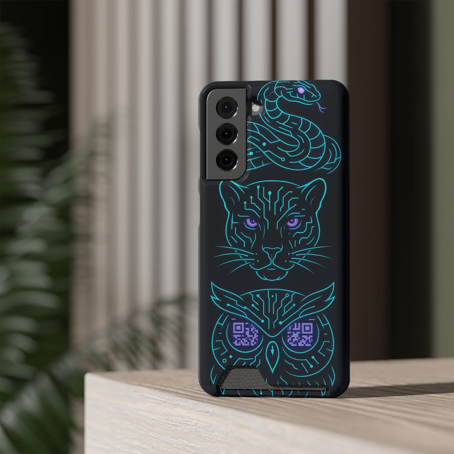 Mystic Midnight • Samsung Galaxy S21 • MagSafe® Tough Case with Card Holder
