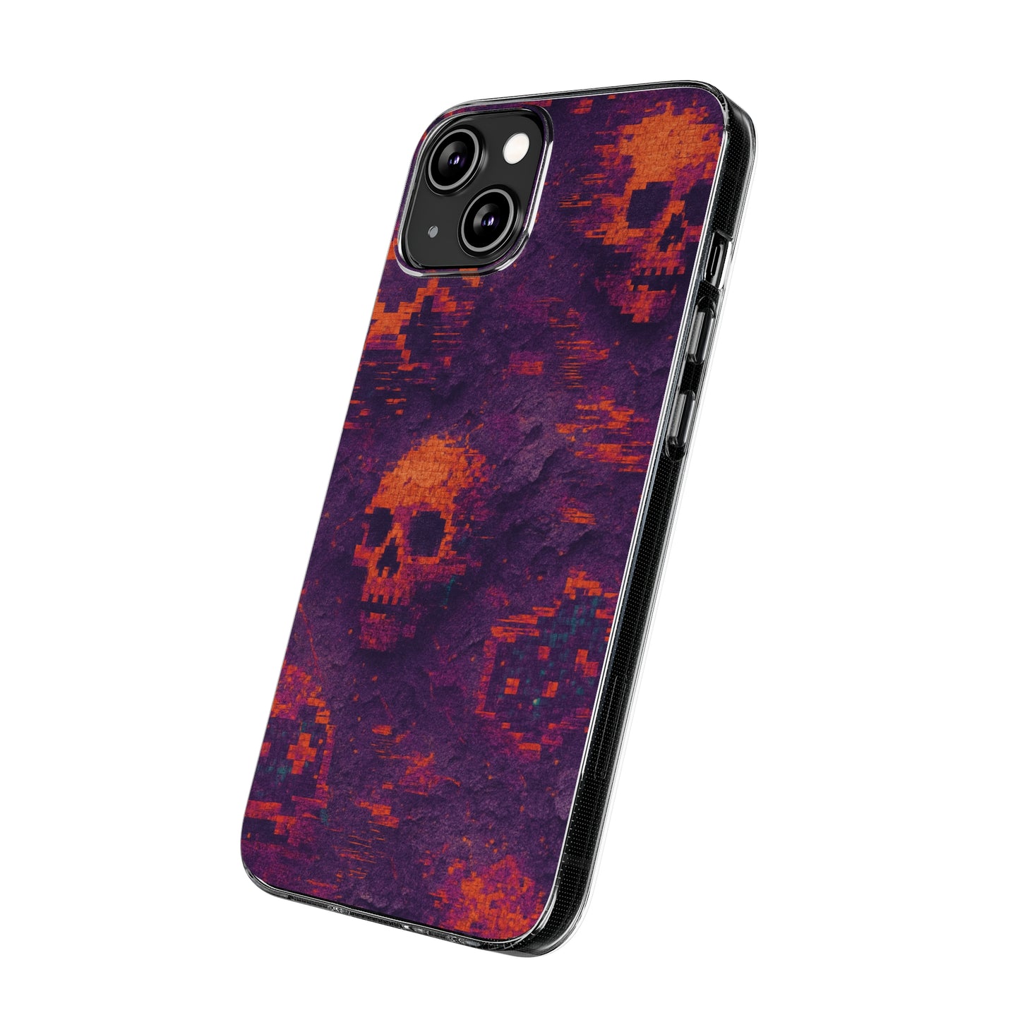Death Glitch • Apple iPhone 14 • Flexi Clear Case