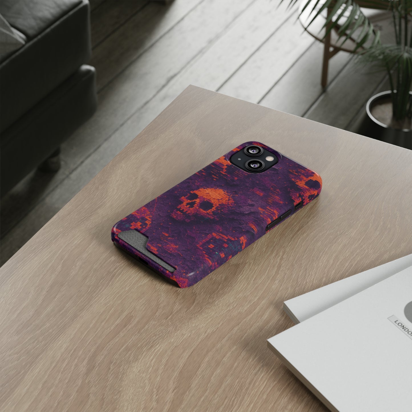 Death Glitch • Apple iPhone 13 • MagSafe® Tough Case with Card Holder
