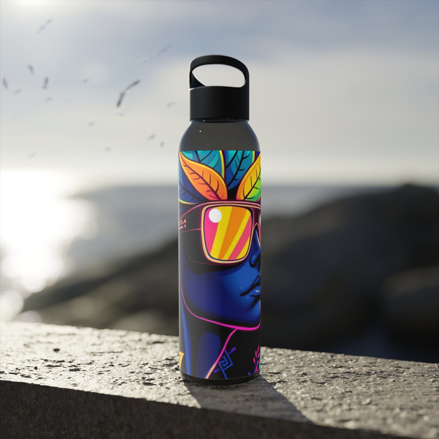 Neon Punk • Sky Water Bottle 21.9 Oz