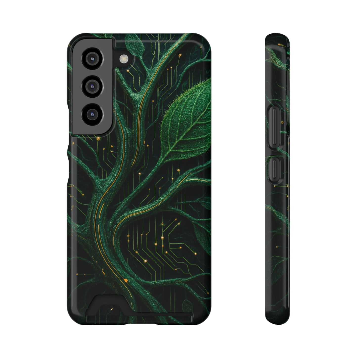 Circuit Tree • Samsung Galaxy S22 • MagSafe® Tough Case with Card Holder