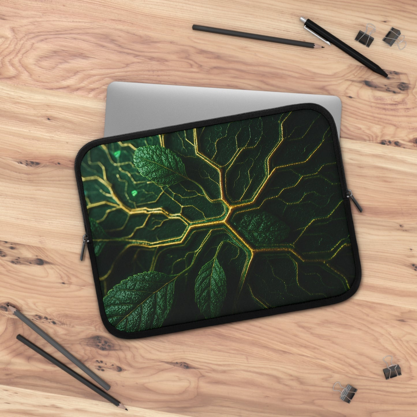 Macro Flora • Dual Zipper Laptop Sleeve