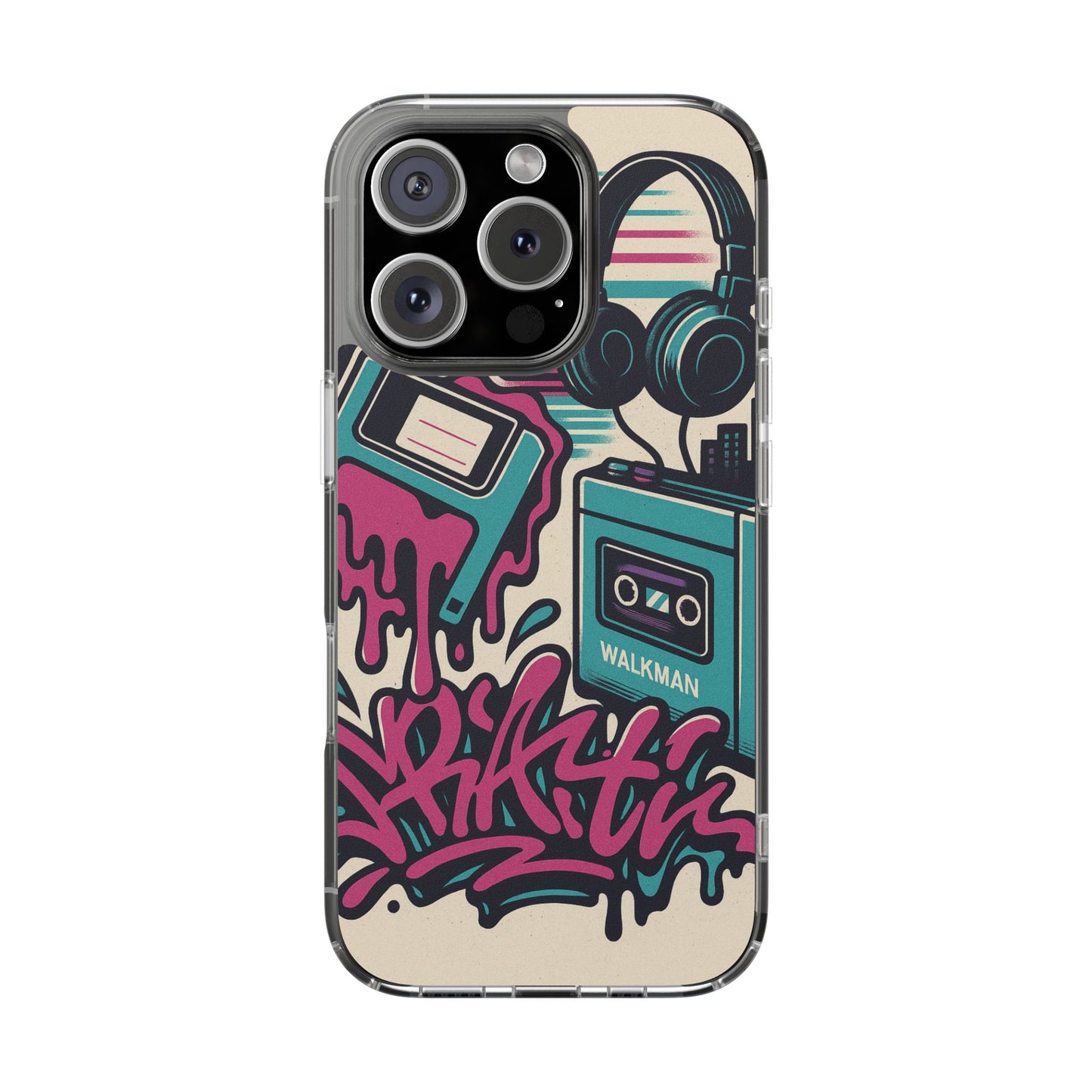Retro Beats • Apple iPhone 16 • Clear Case