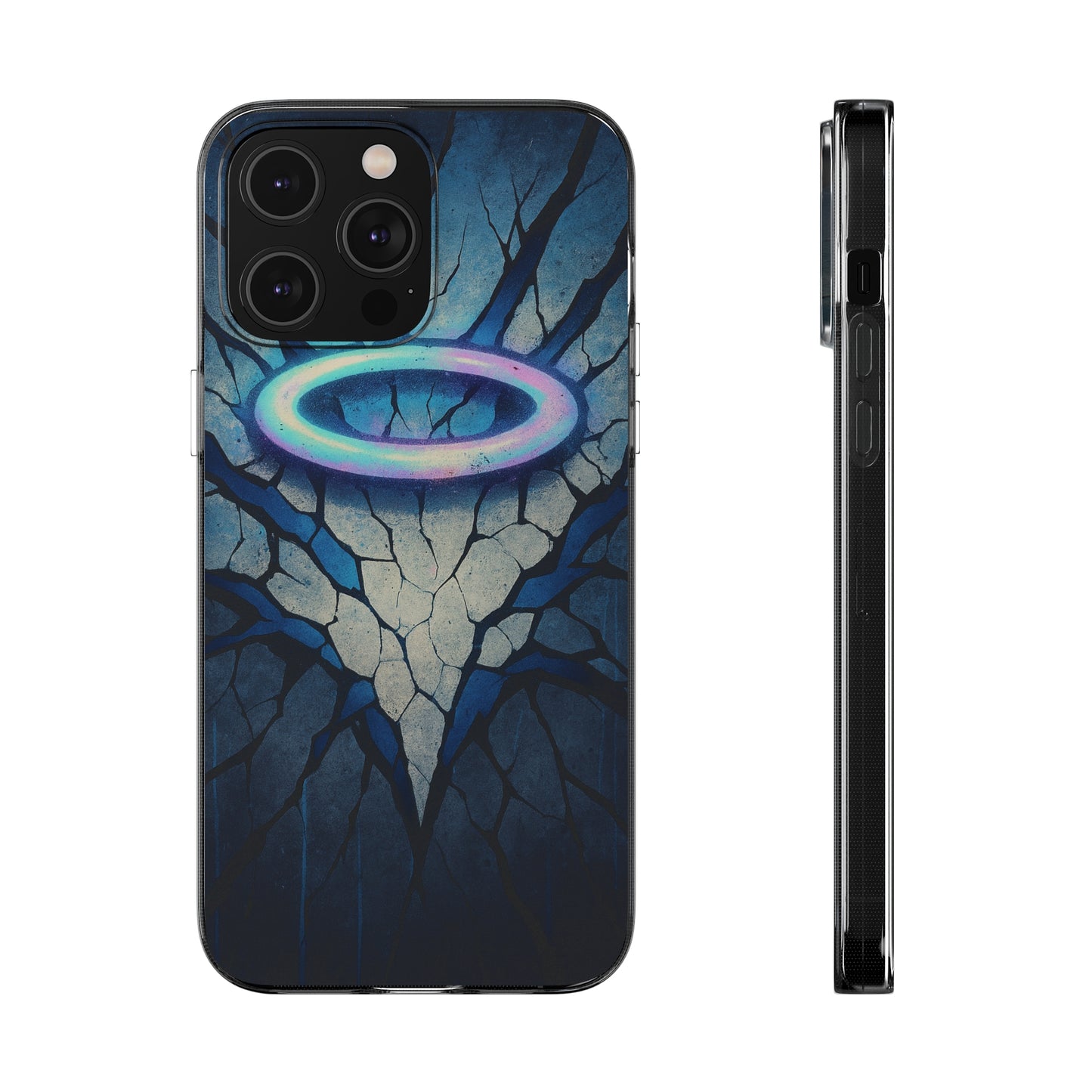 Fractured Halo • Apple iPhone 14 • Flexi Clear Case