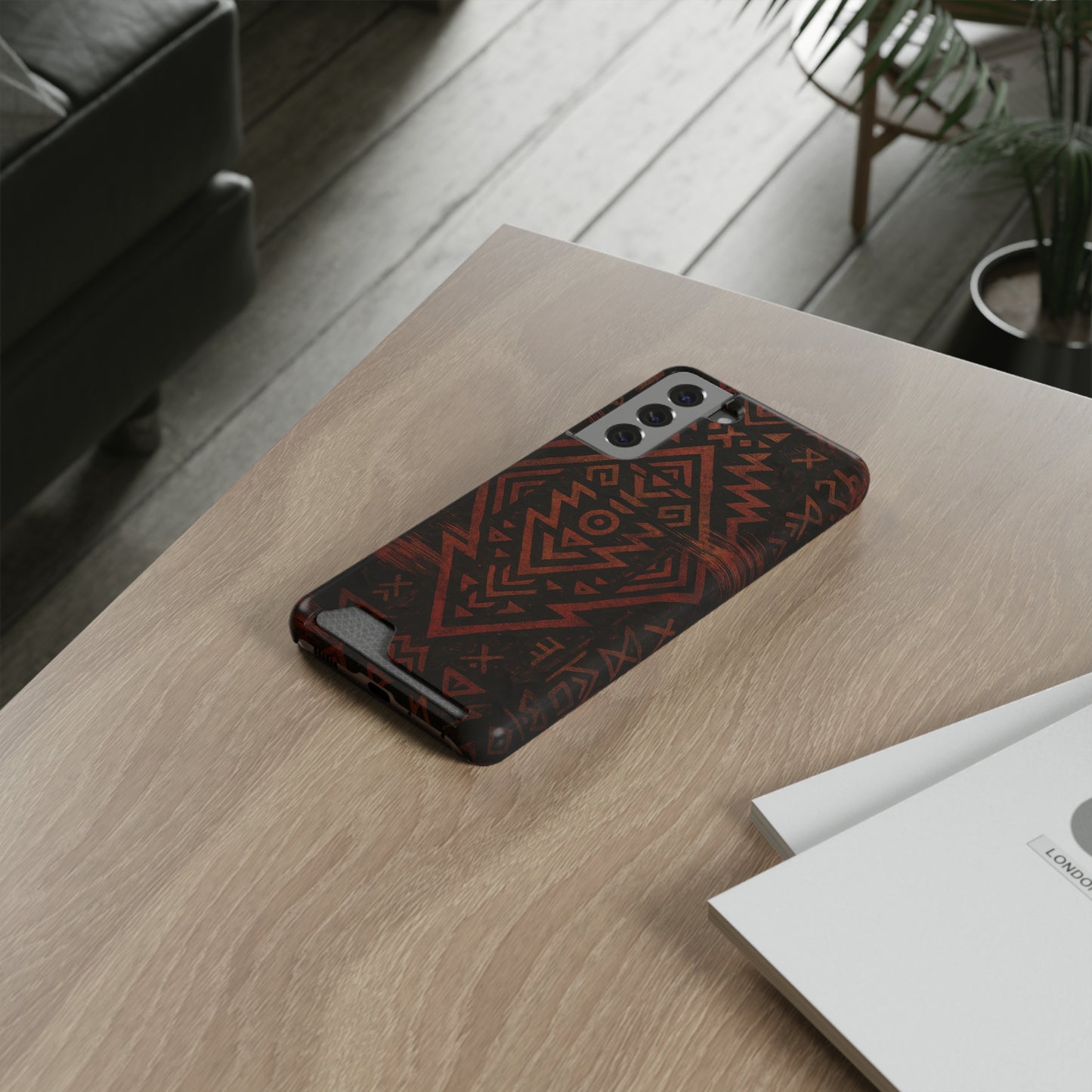 Tribal Glitch • Samsung Galaxy S21 • MagSafe® Tough Case with Card Holder