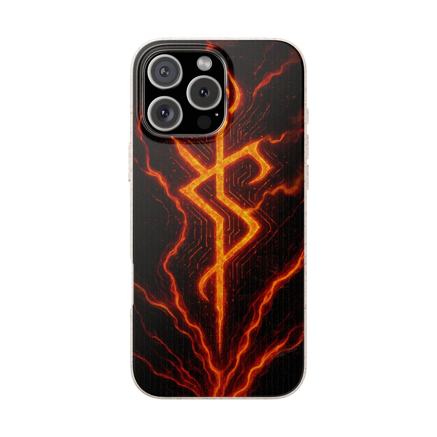 Molten Glyph • Apple iPhone 16 Eco-Friendly Phone Case