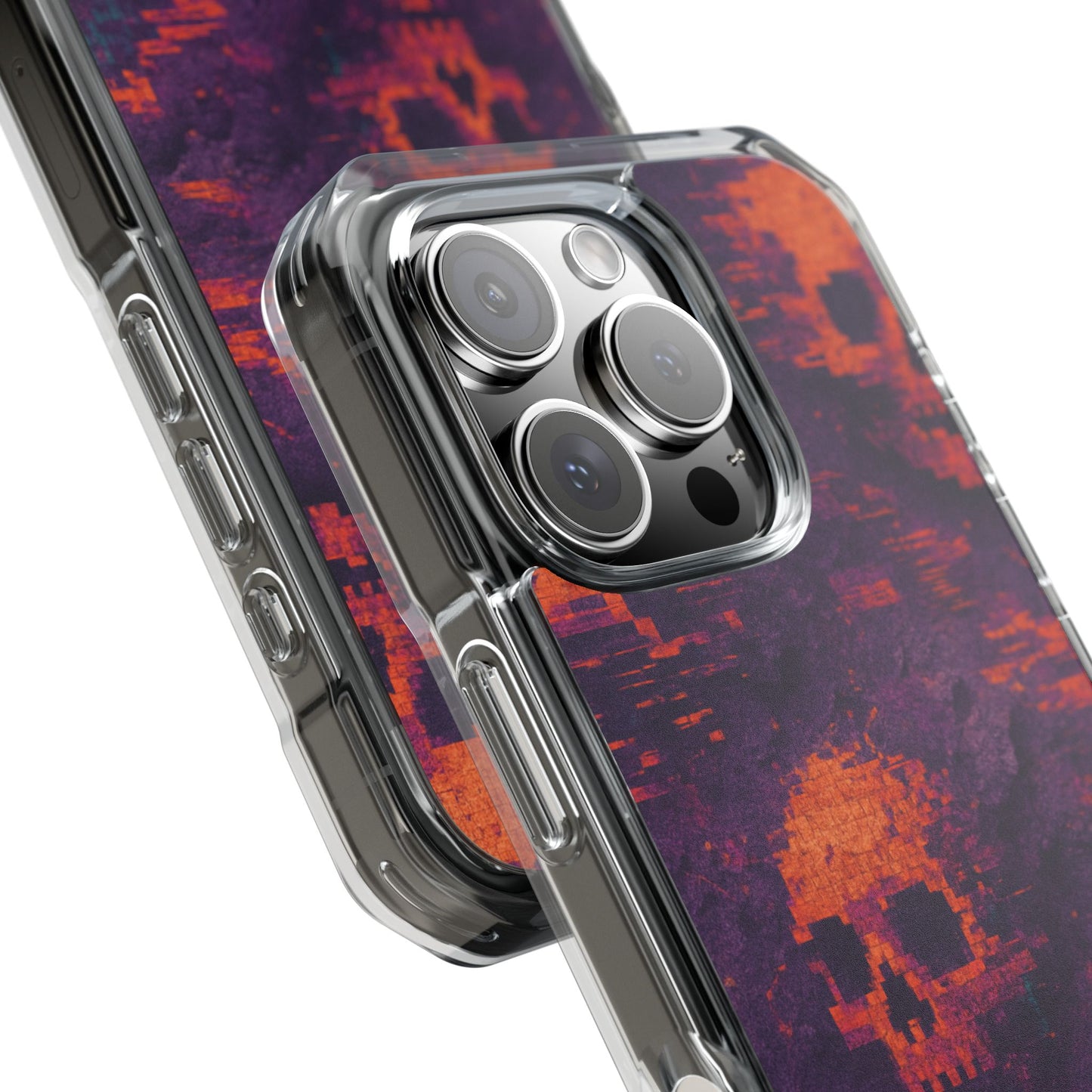 Death Glitch • Apple iPhone 16 • MagSafe® Clear Case