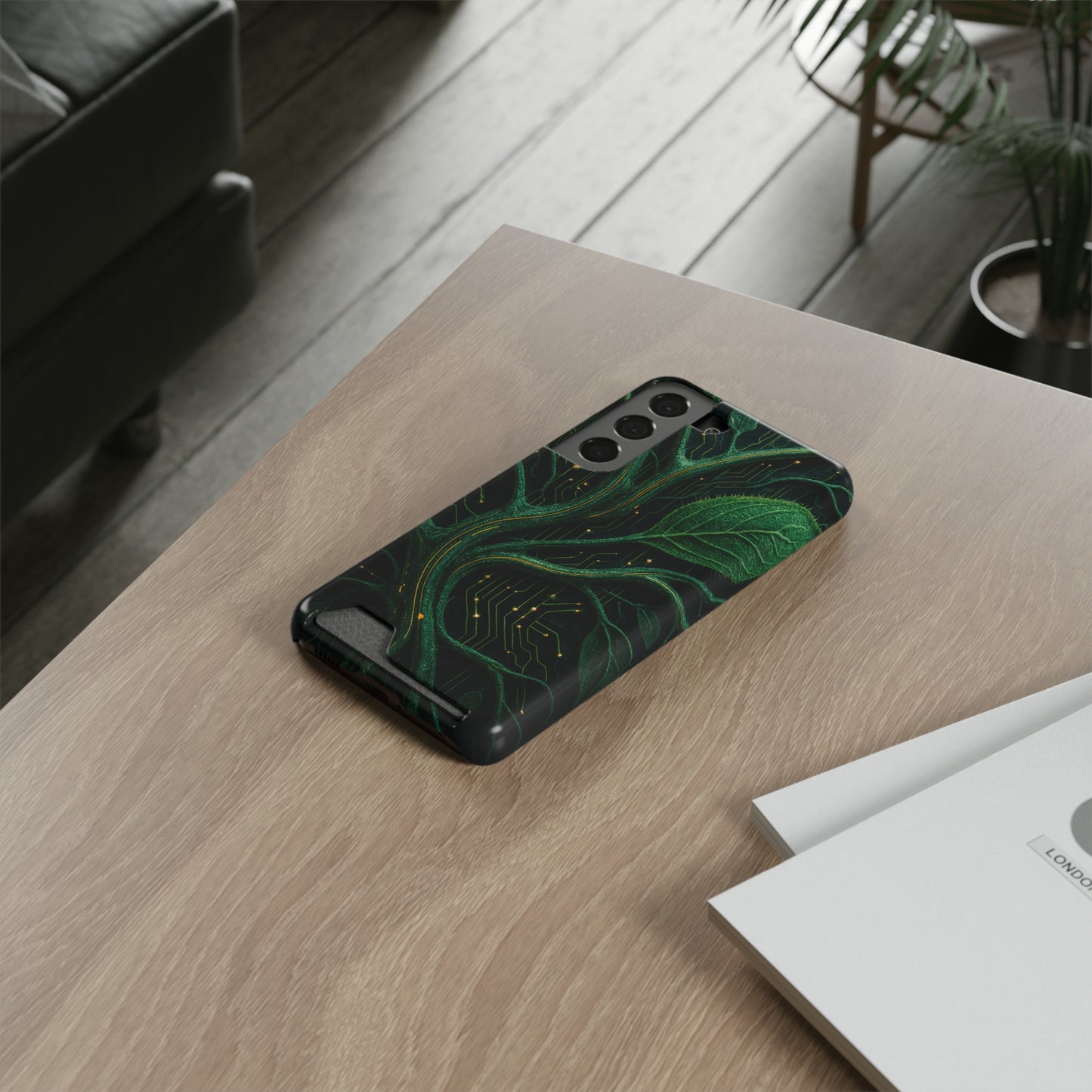 Circuit Tree • Samsung Galaxy S22 • MagSafe® Tough Case with Card Holder