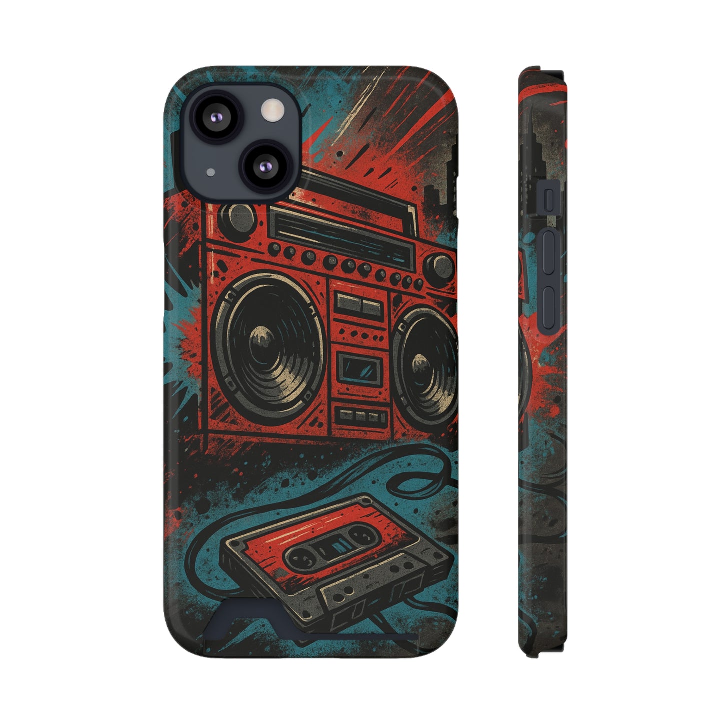 Old Skool • Apple iPhone 13 • MagSafe® Tough Case with Card Holder