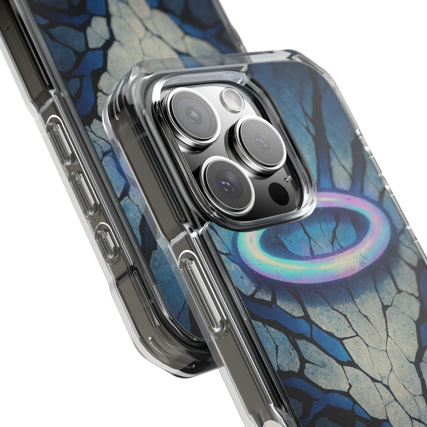 Fractured Halo • Apple iPhone 16 • MagSafe® Clear Case
