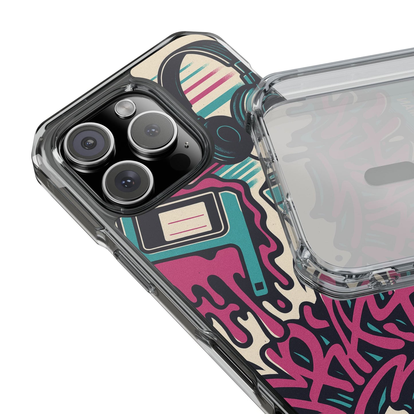 Retro Beats • Apple iPhone 16 • MagSafe® Clear Case