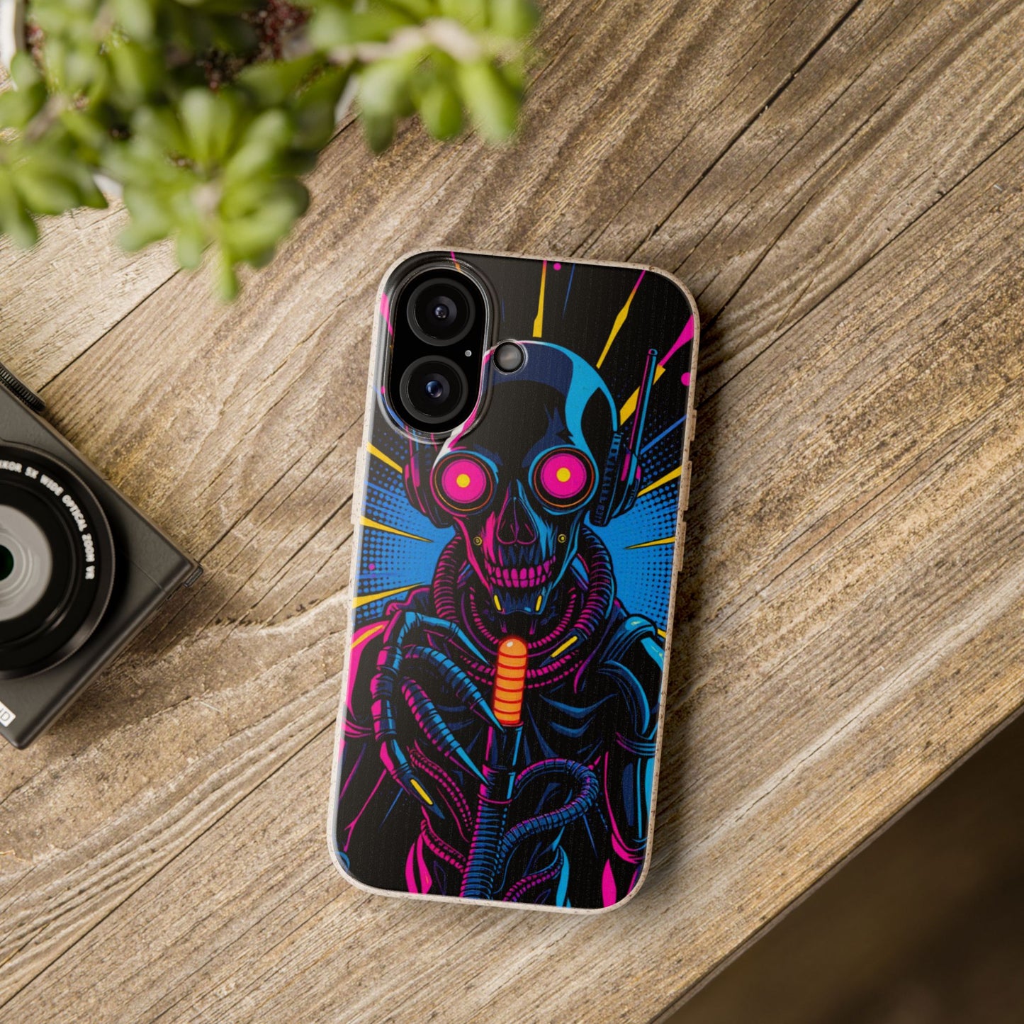 Neon Reaper • Apple iPhone 16 Eco-Friendly Phone Case