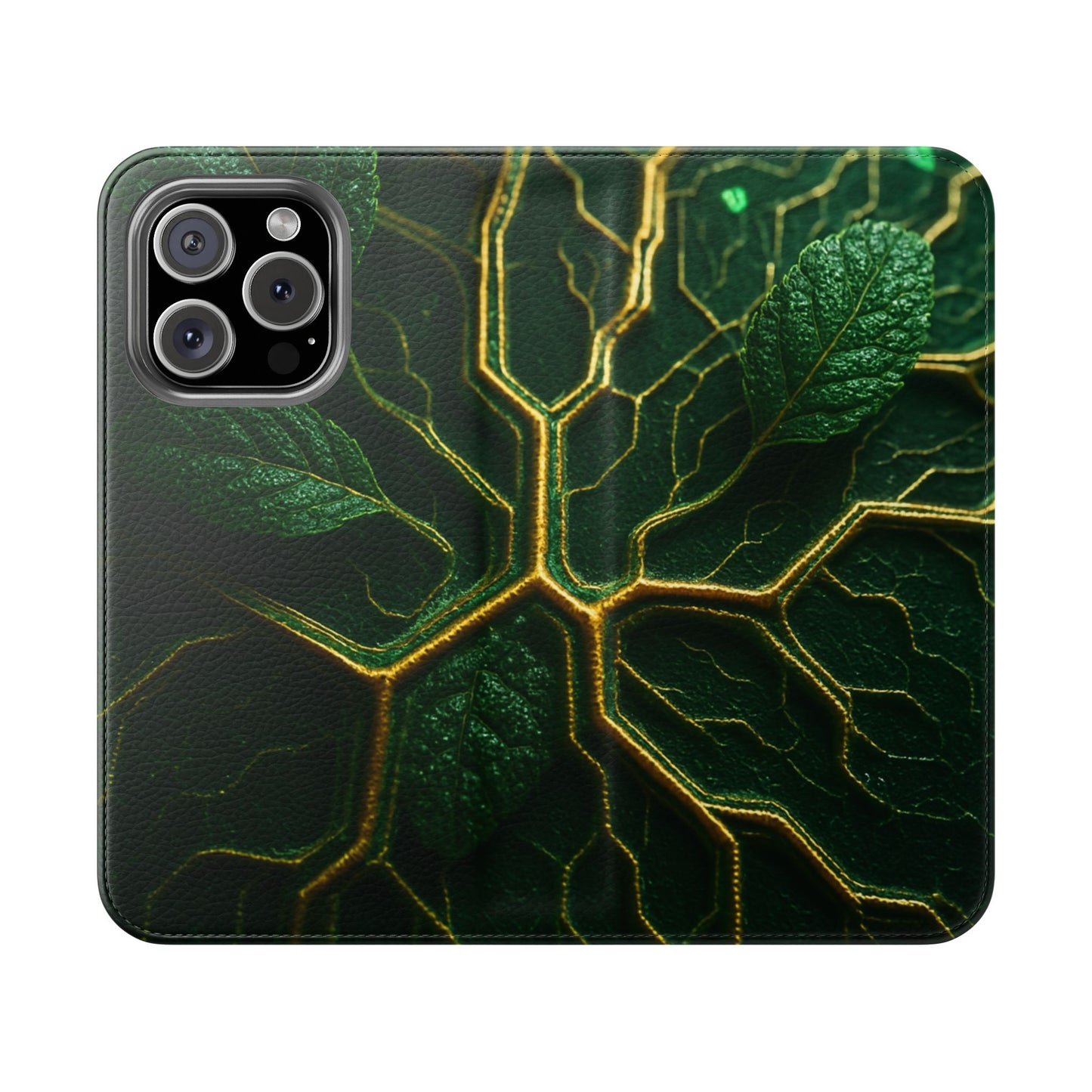 Macro Flora • Apple iPhone 16 Flip Case