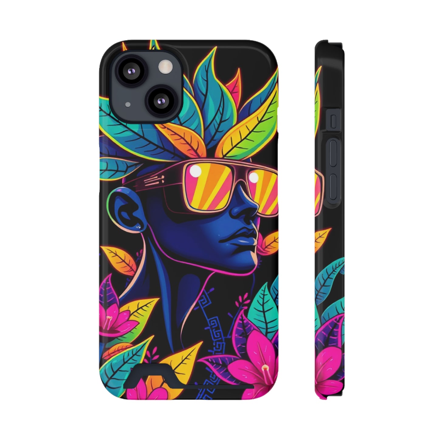 Neon Punk • Apple iPhone 13 • MagSafe® Tough Case with Card Holder