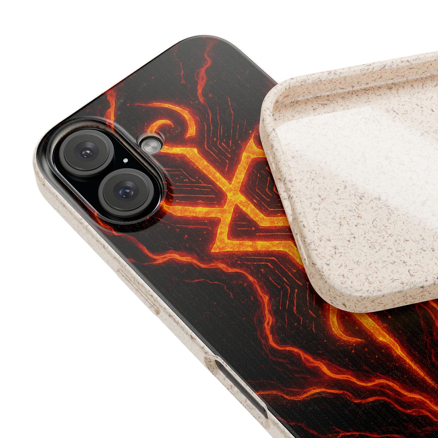 Molten Glyph • Apple iPhone 16 Eco-Friendly Phone Case