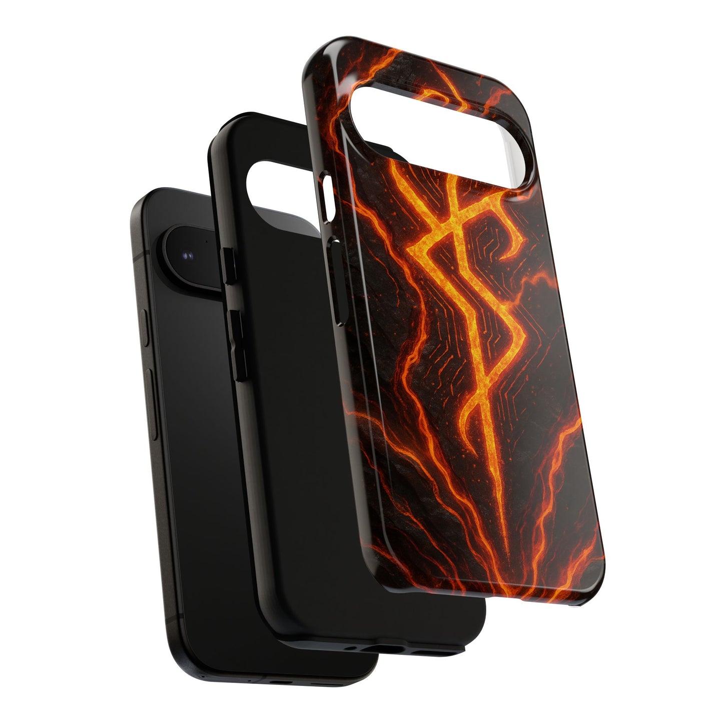 Molten Glyph • Google Pixel 9 • MagSafe® Magnetic Tough Case