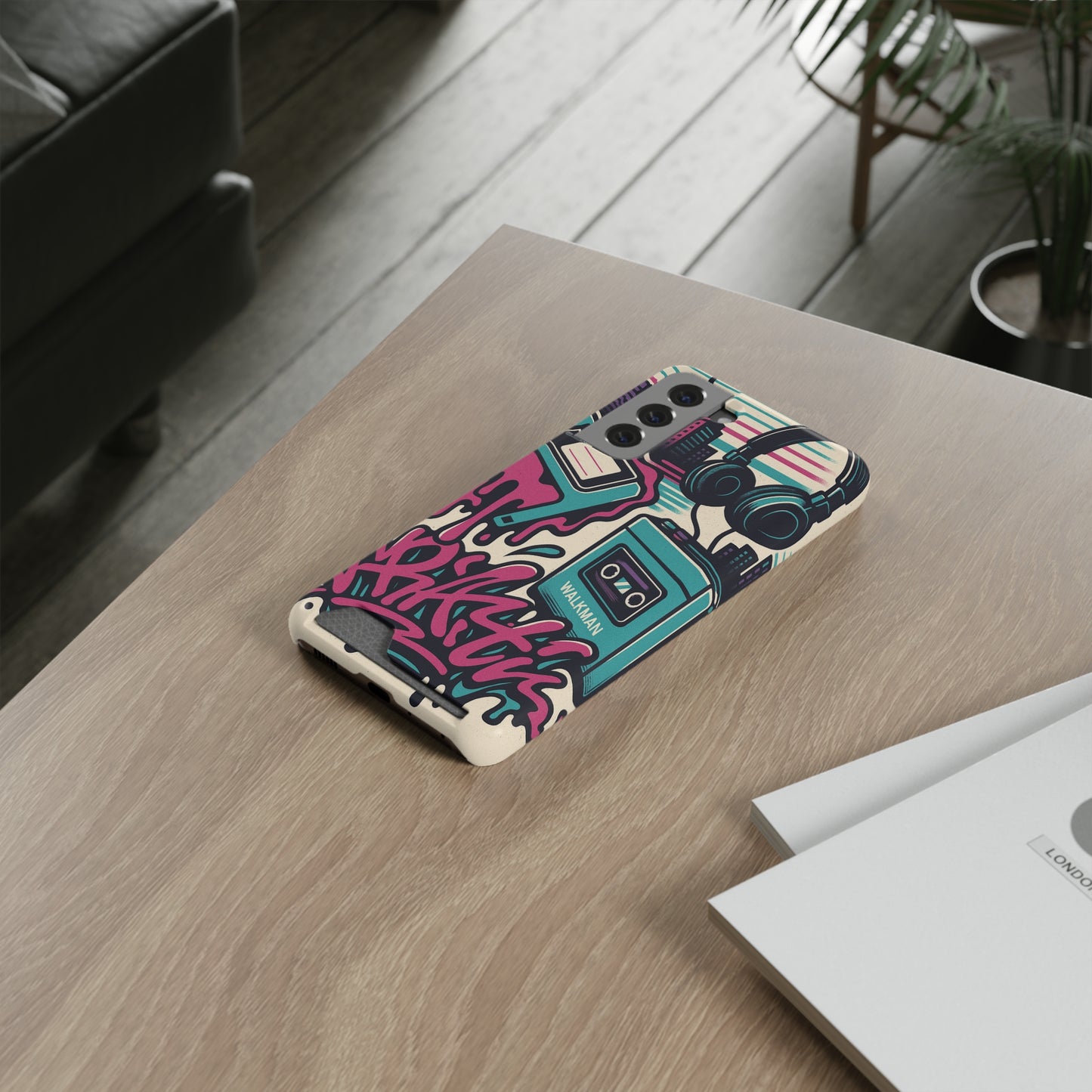 Retro Beats • Samsung Galaxy S21 • MagSafe® Tough Case with Card Holder