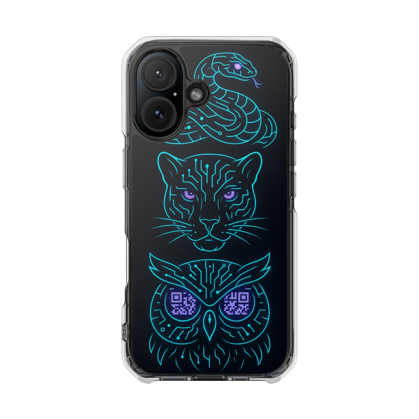 Mystic Midnight • Apple iPhone 16 • MagSafe® Clear Case