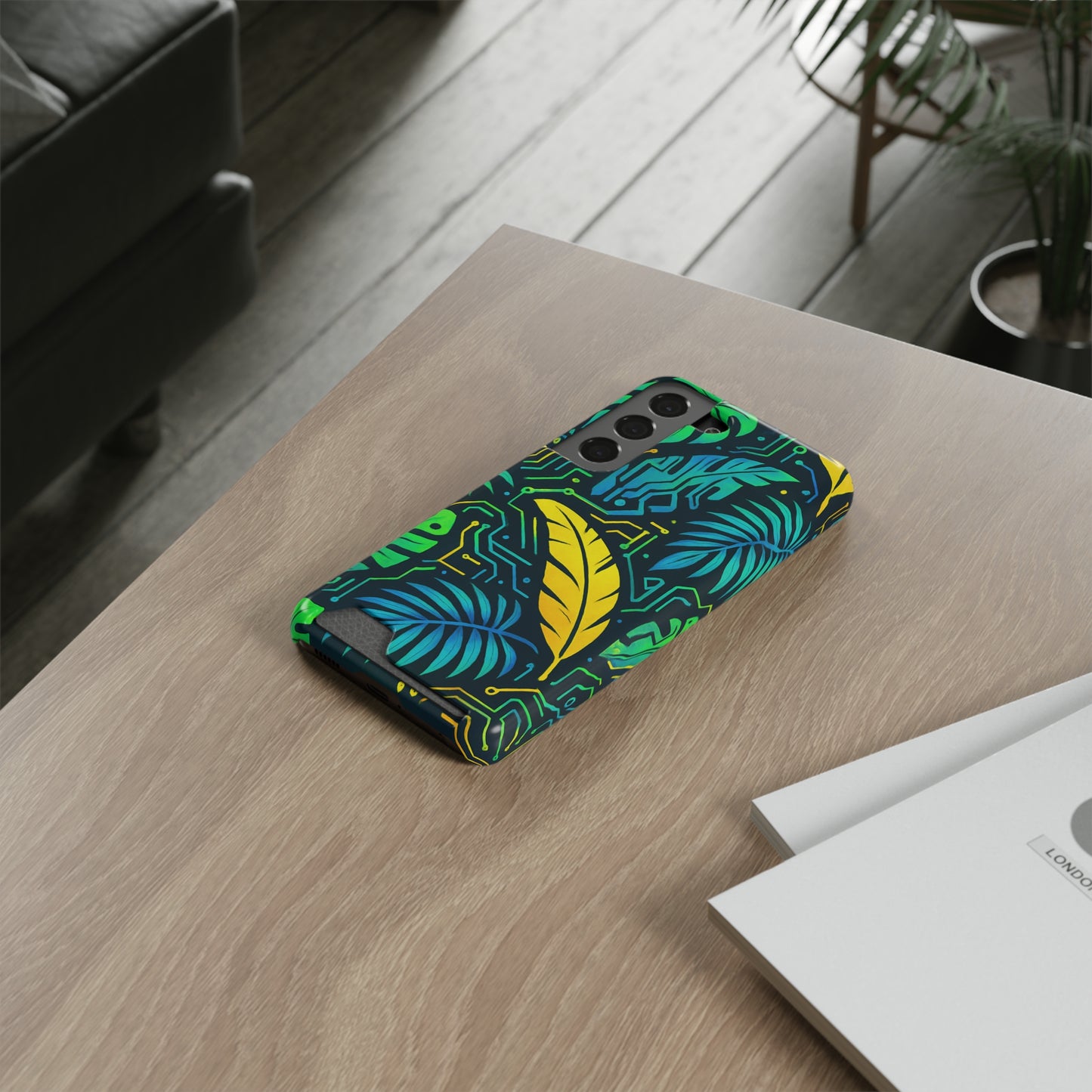 Cyber Tropics • Samsung Galaxy S22 • MagSafe® Tough Case with Card Holder
