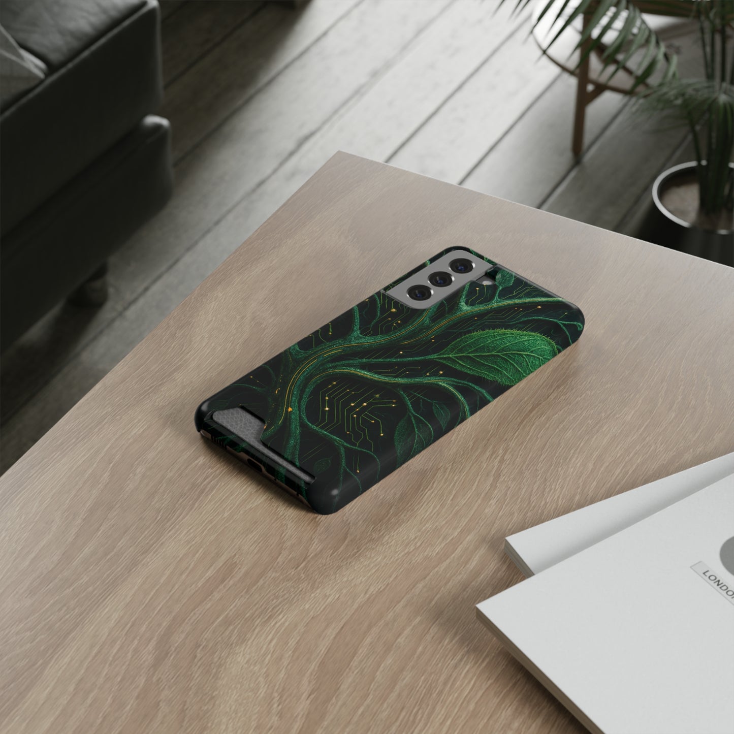 Circuit Tree • Samsung Galaxy S21 • MagSafe® Tough Case with Card Holder