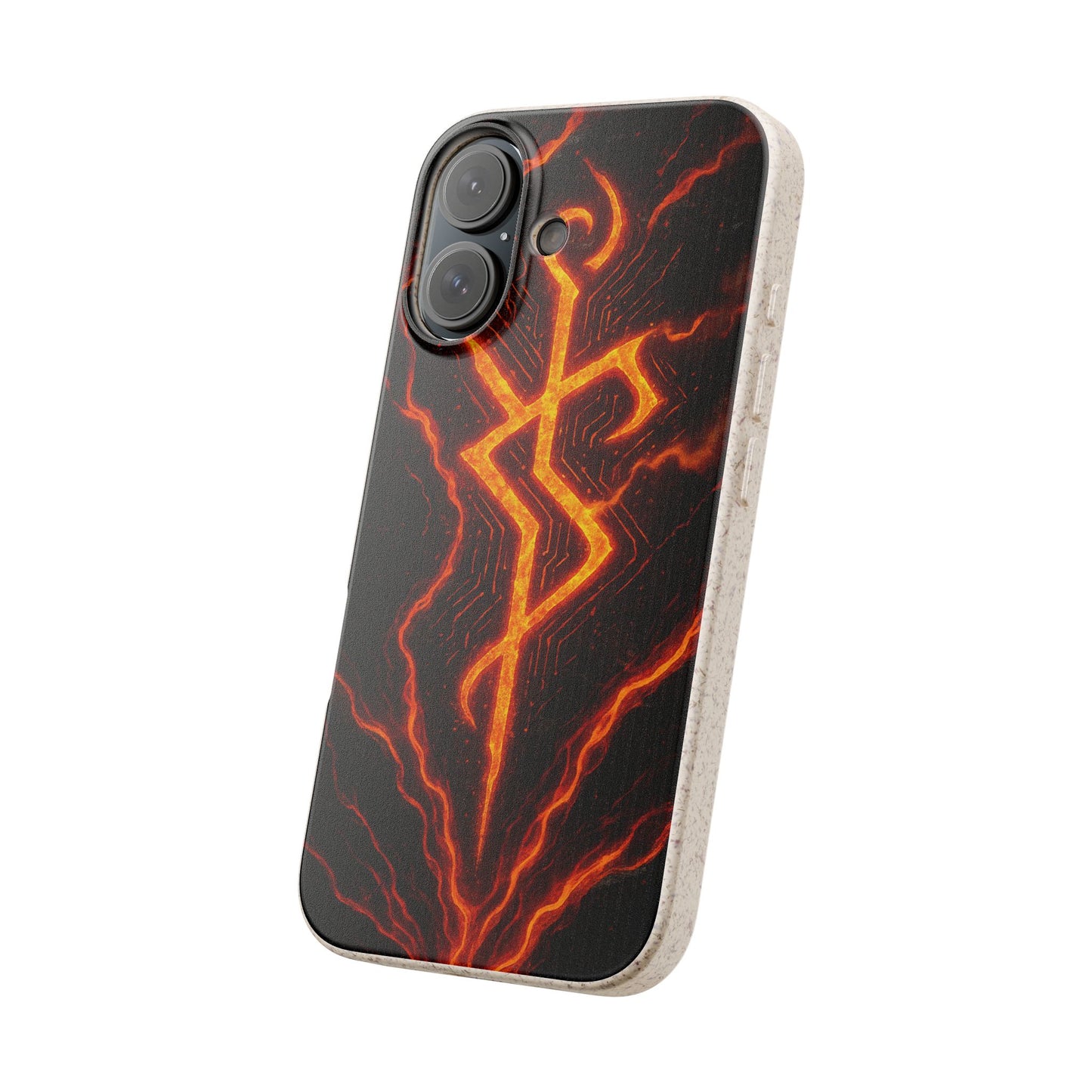 Molten Glyph • Apple iPhone 16 Eco-Friendly Phone Case