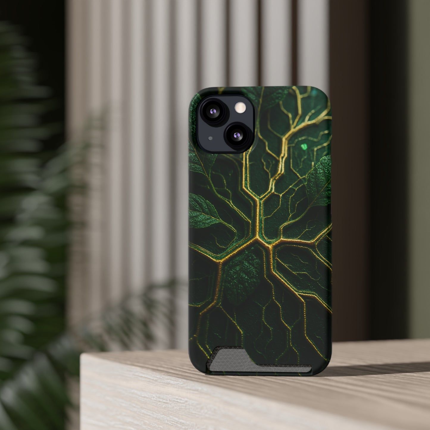 Macro Flora • Apple iPhone 13 • MagSafe® Tough Case with Card Holder