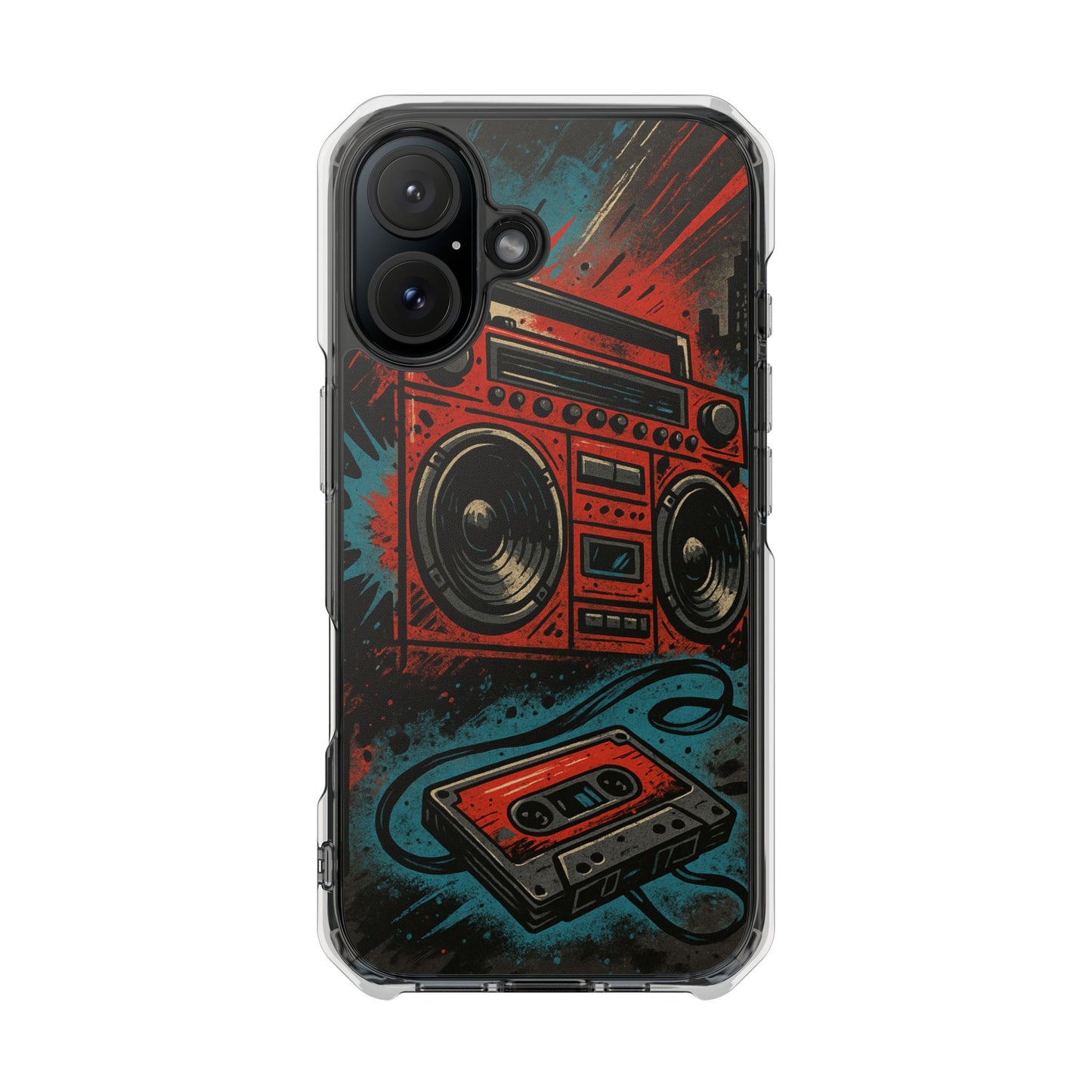 Old Skool • Apple iPhone 16 • MagSafe® Clear Case